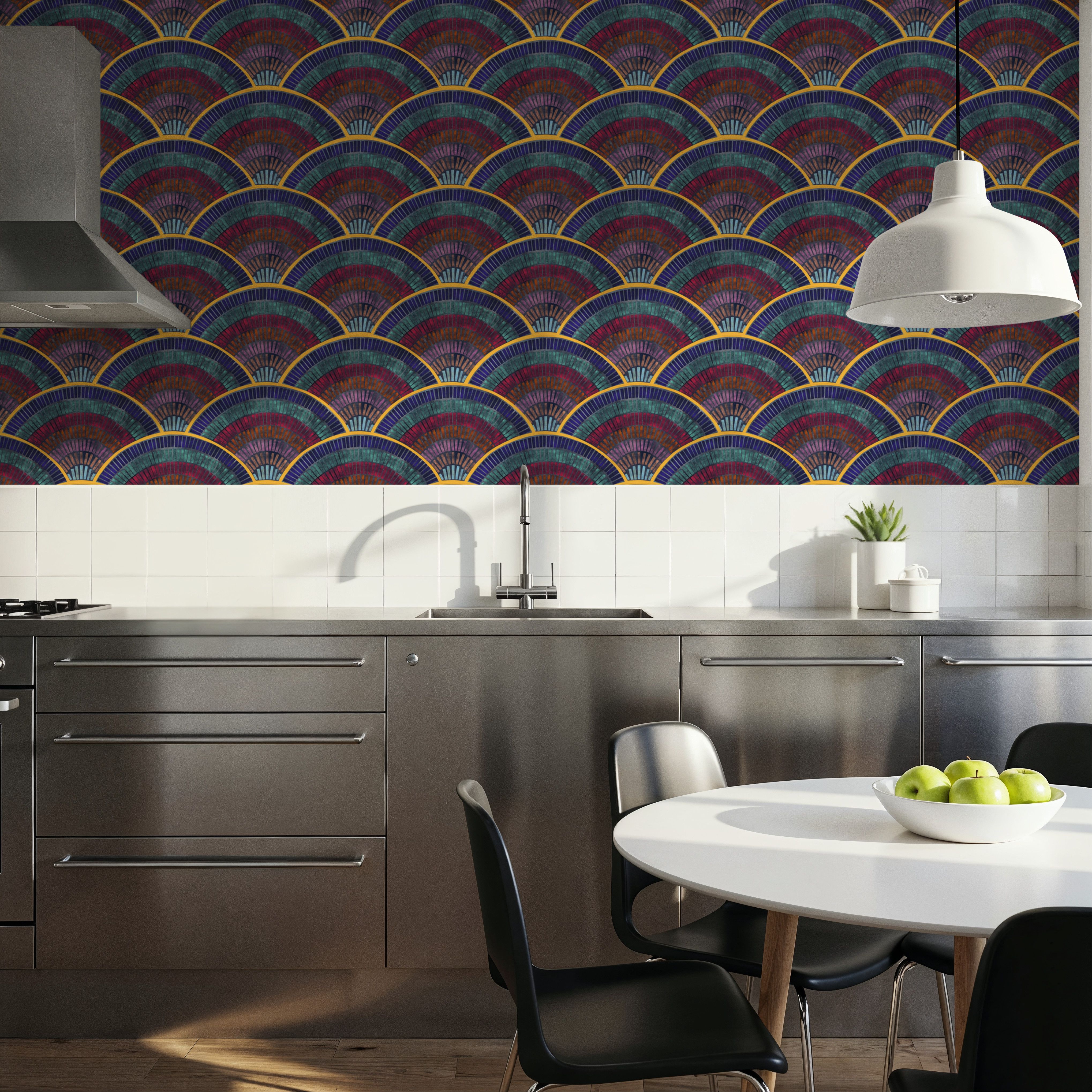 Moody Tiles, Cool, Wallpaper