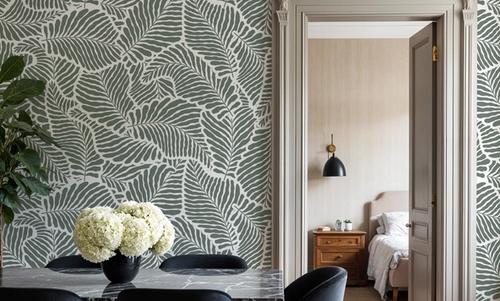Fern Cut-Outs Pattern, Khaki