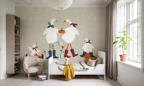 Ducks in the Pumpkin Patch VI