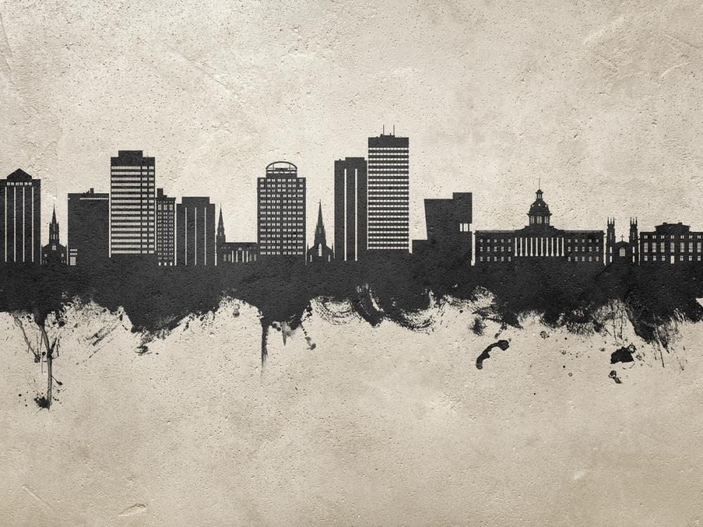 Columbia South Carolina Skyline Concrete