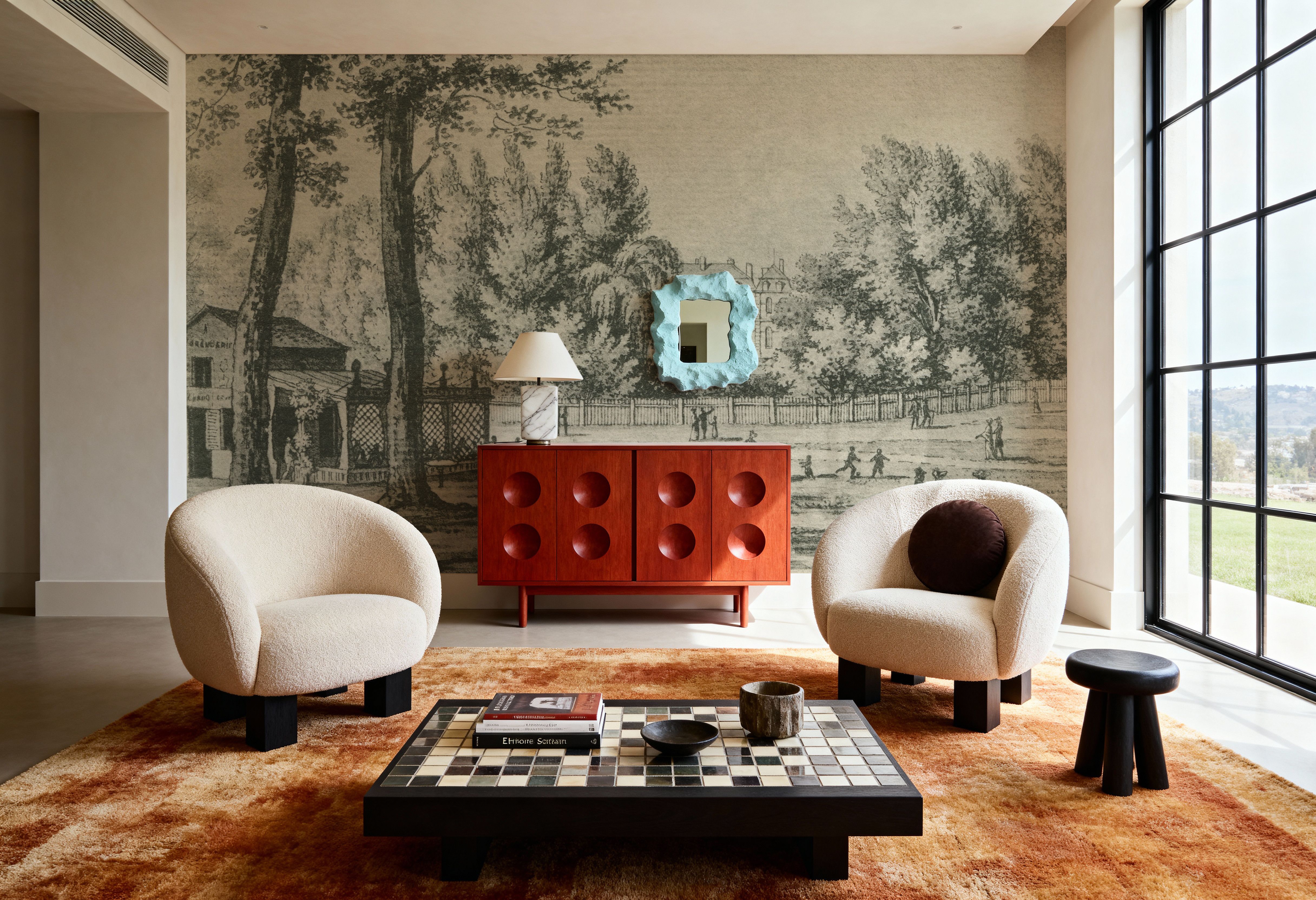 Vintage Paris Postcard, Wallpaper