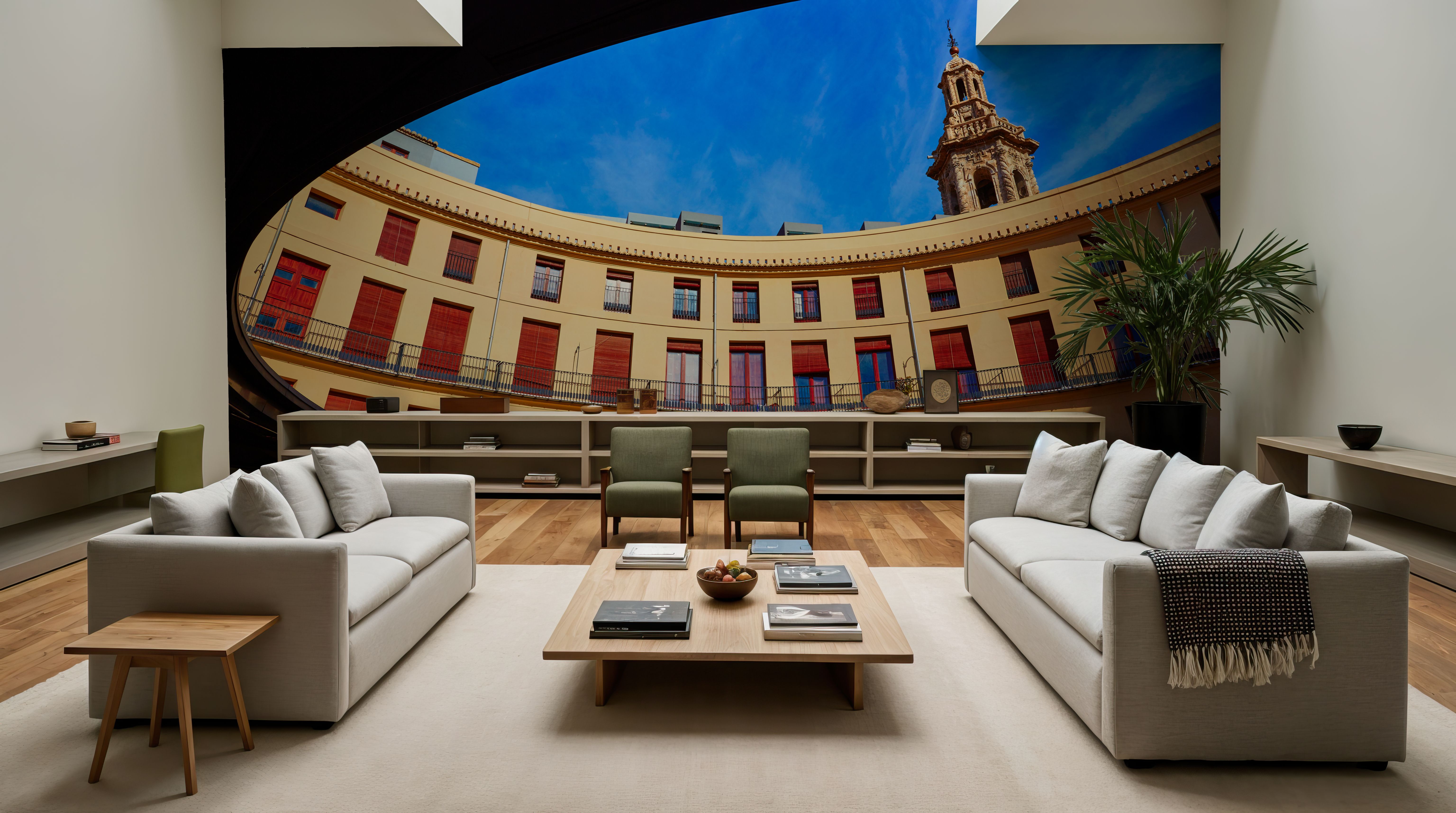 Valencia Plaza, Wallpaper