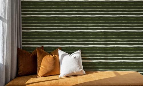 Green Stripes Dark