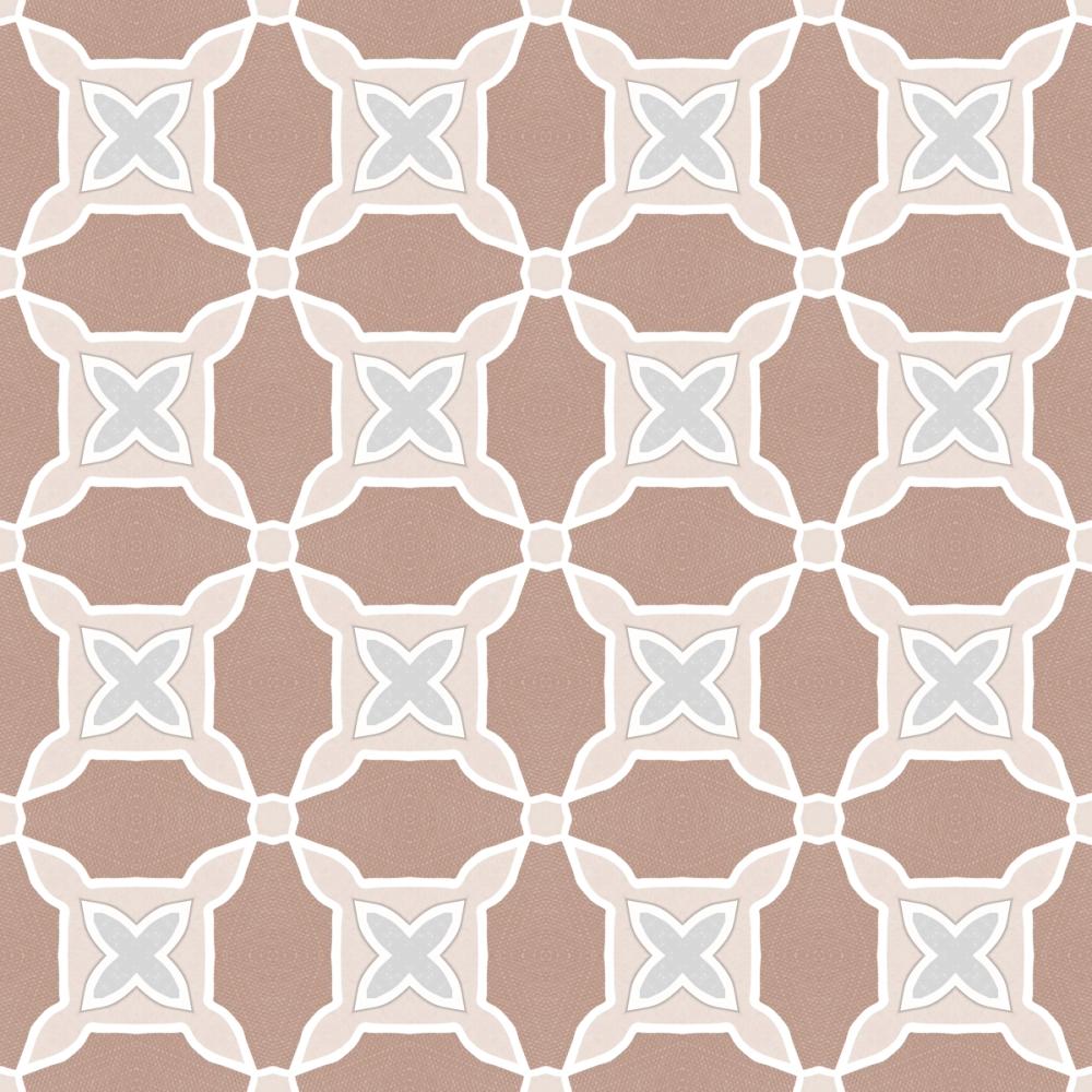 Zelij Stars Beige And Brown