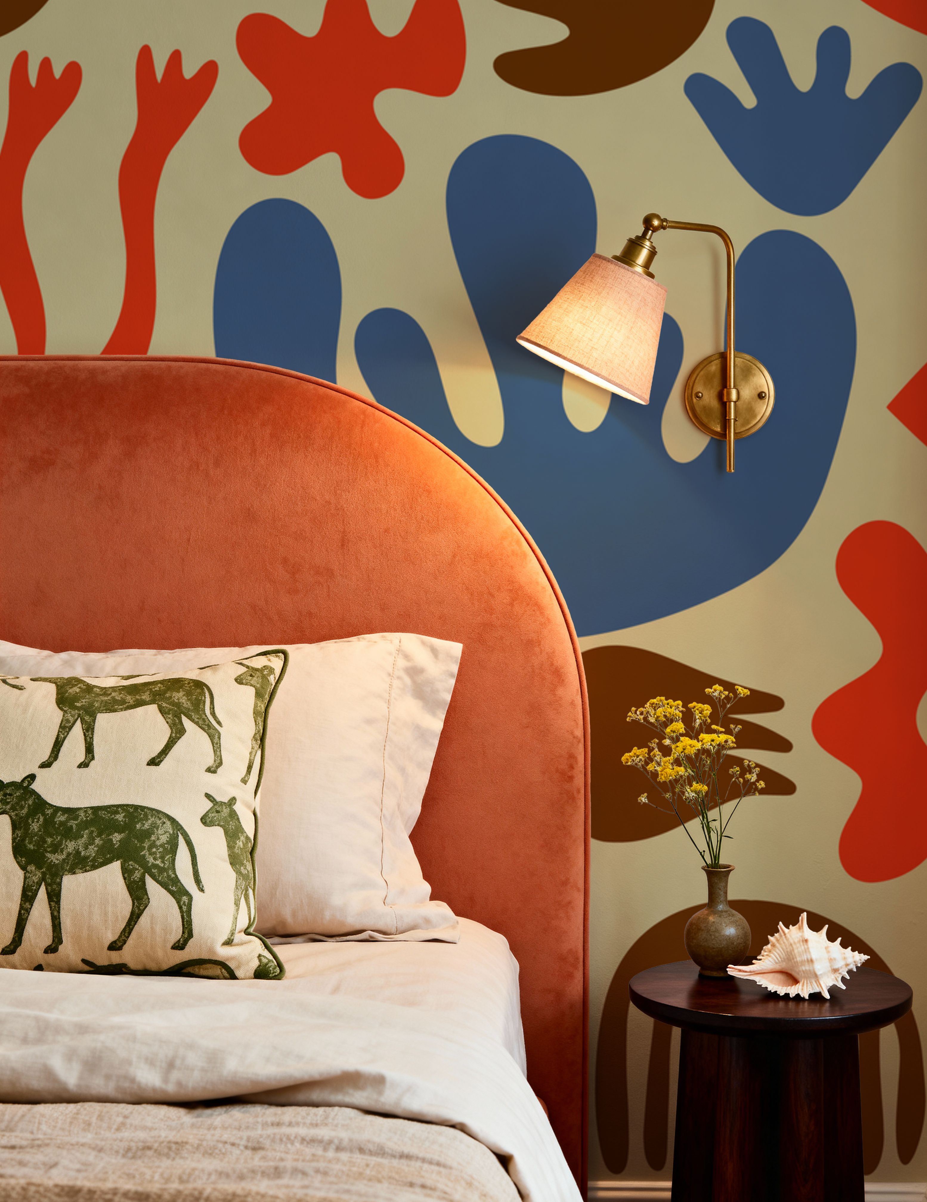 Cute Cutouts Mural, Multi