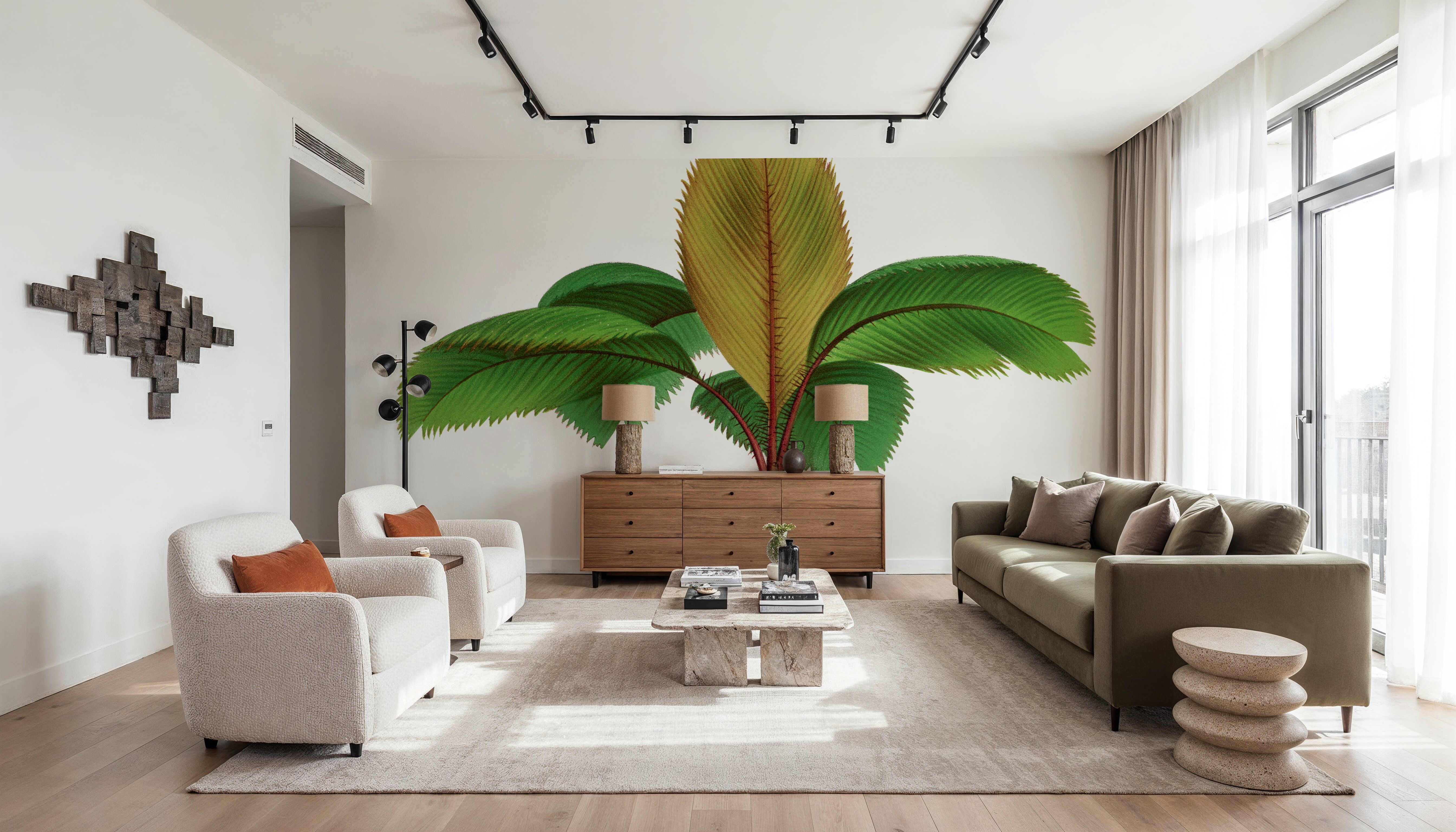 Vintage Palm Tree I