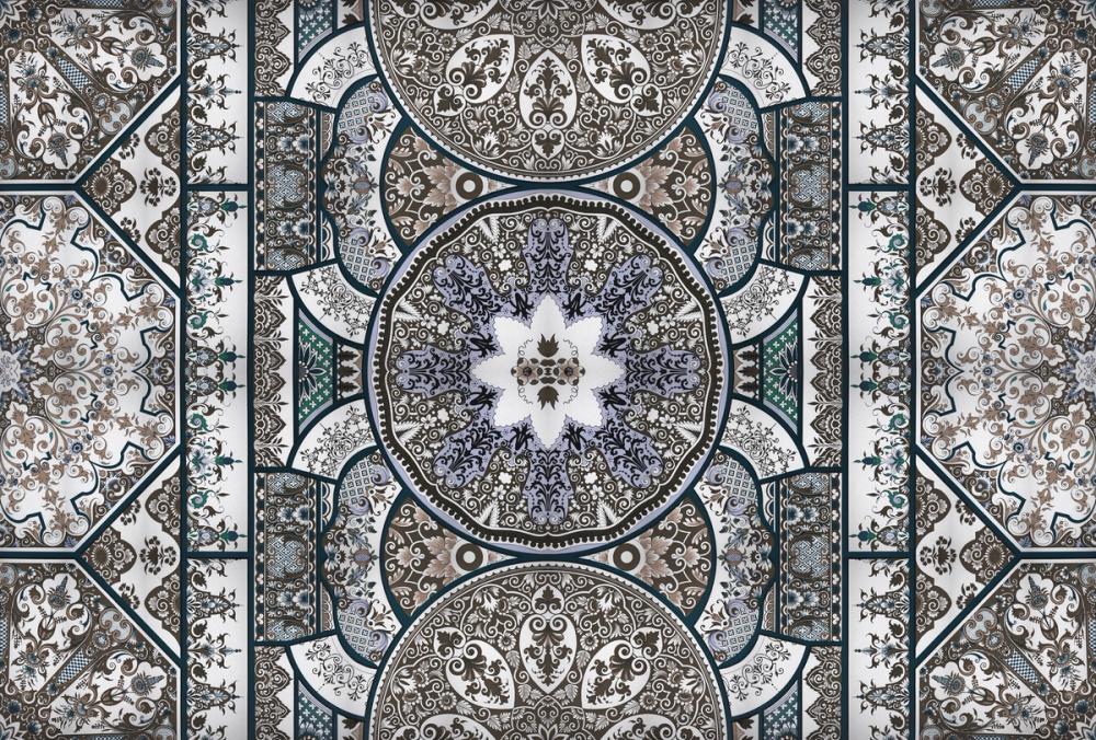 Eastern Tales, Brown & Lavender