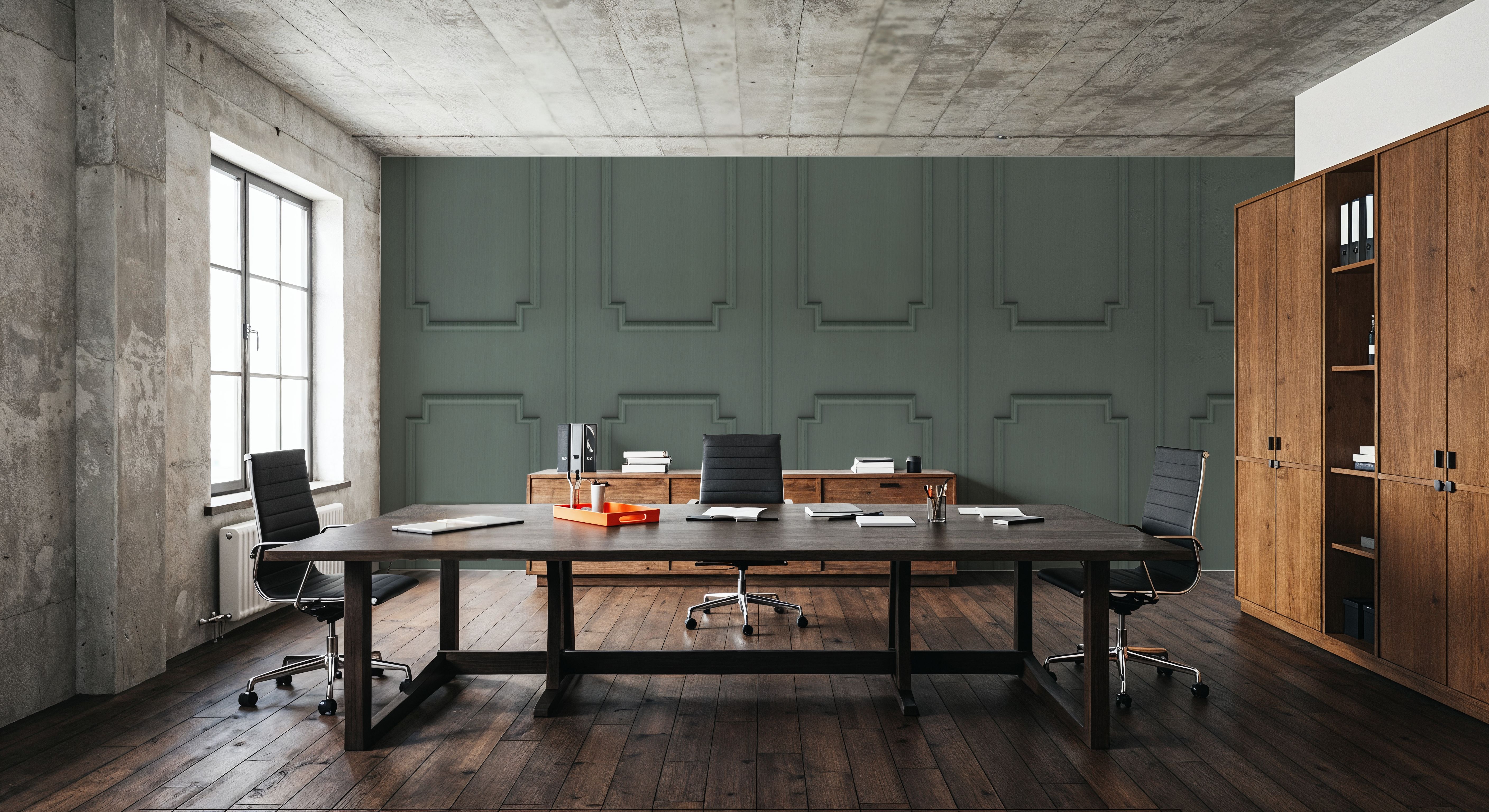 Faux Wall Panel Moulding, Sage