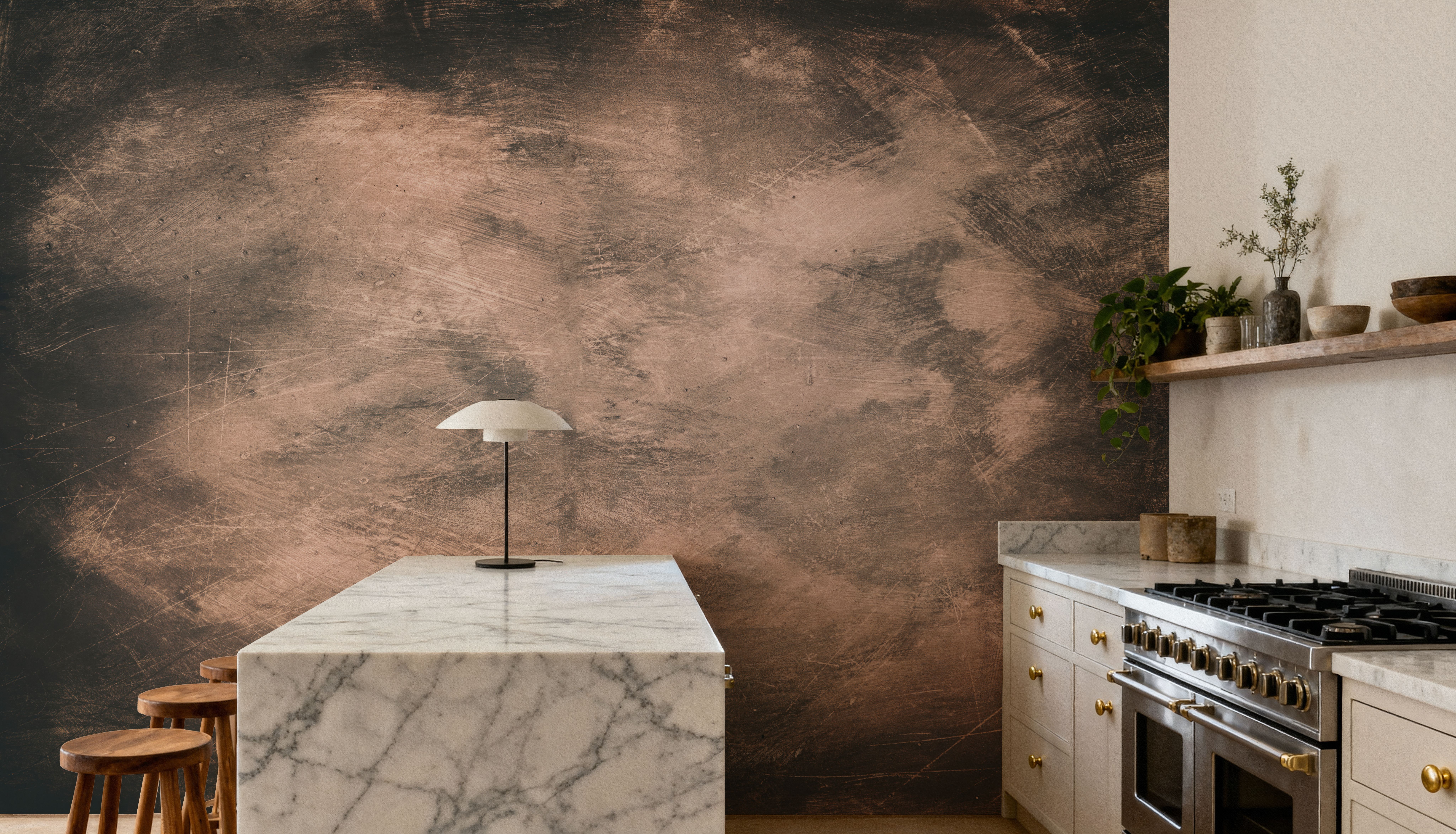 Weathered Bronze, Papel pintado