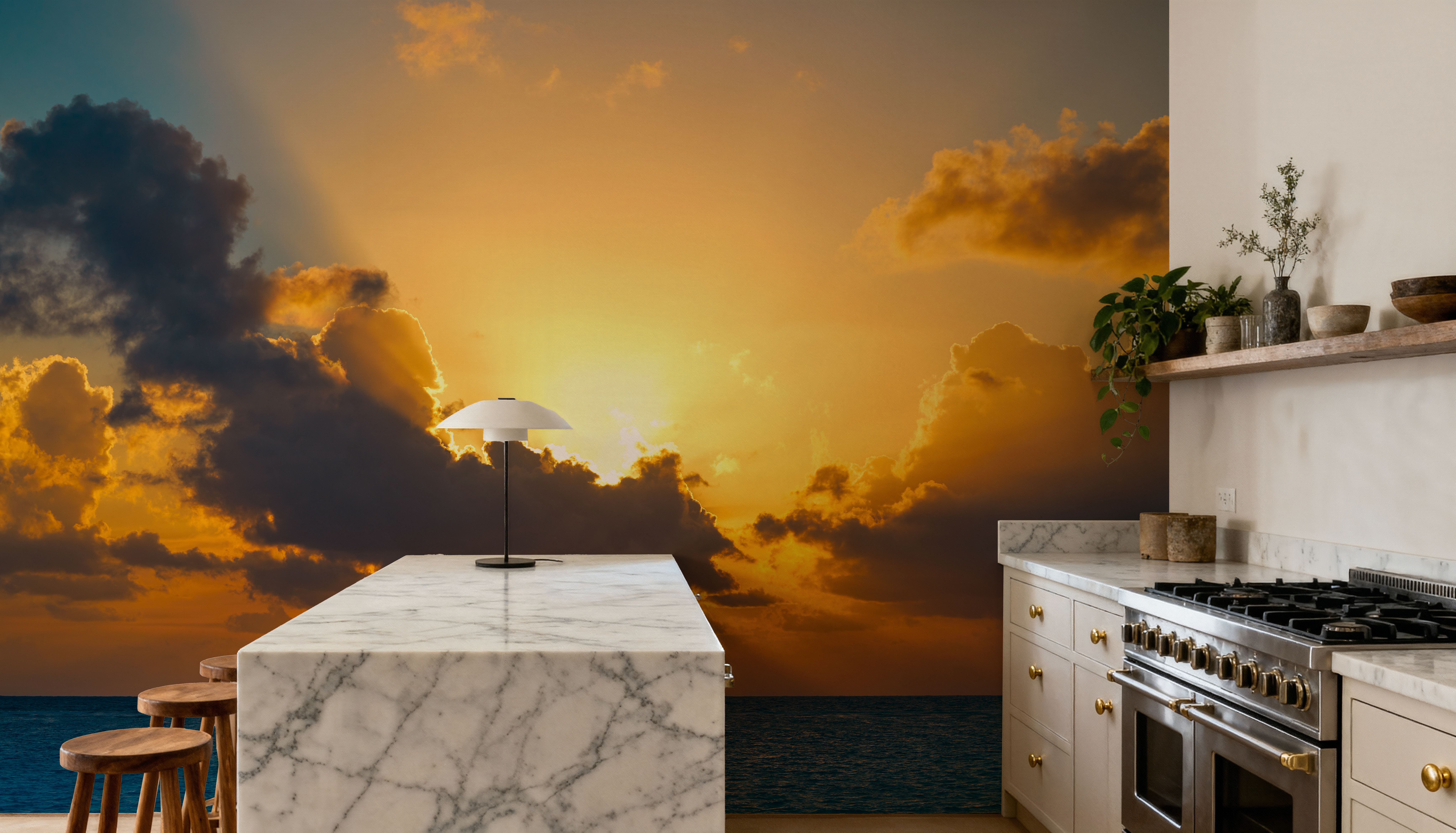 Riviera Maya Sunrise, Wallpaper