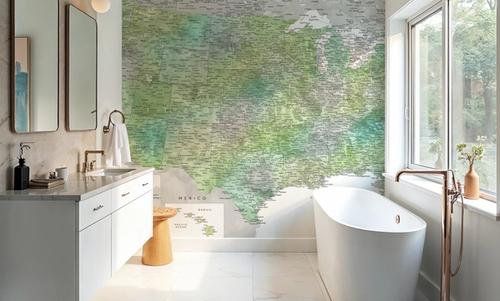US Map Detailed - Oriole