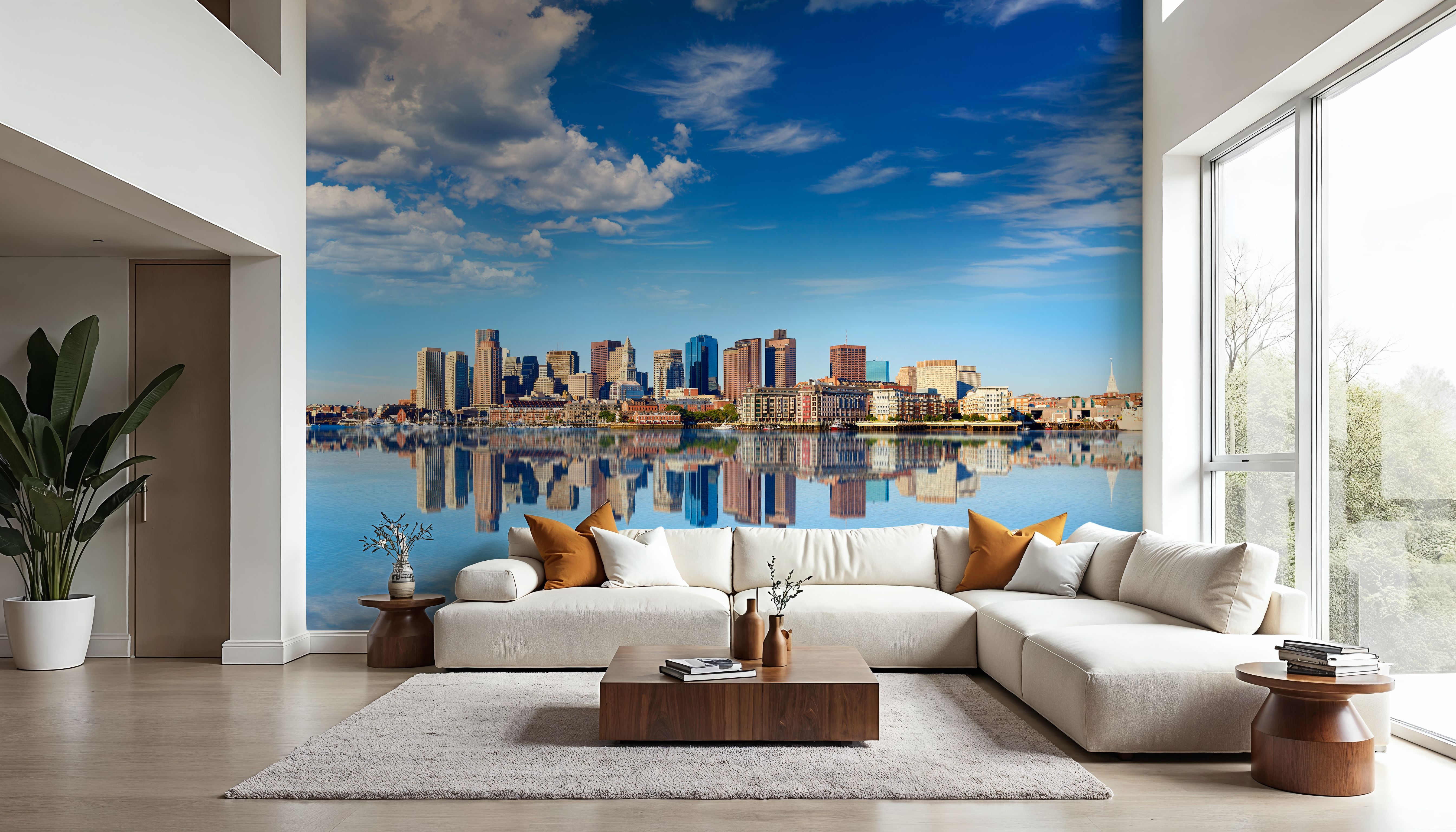 Boston Harbor Skyline