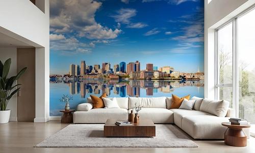 Boston Harbor Skyline