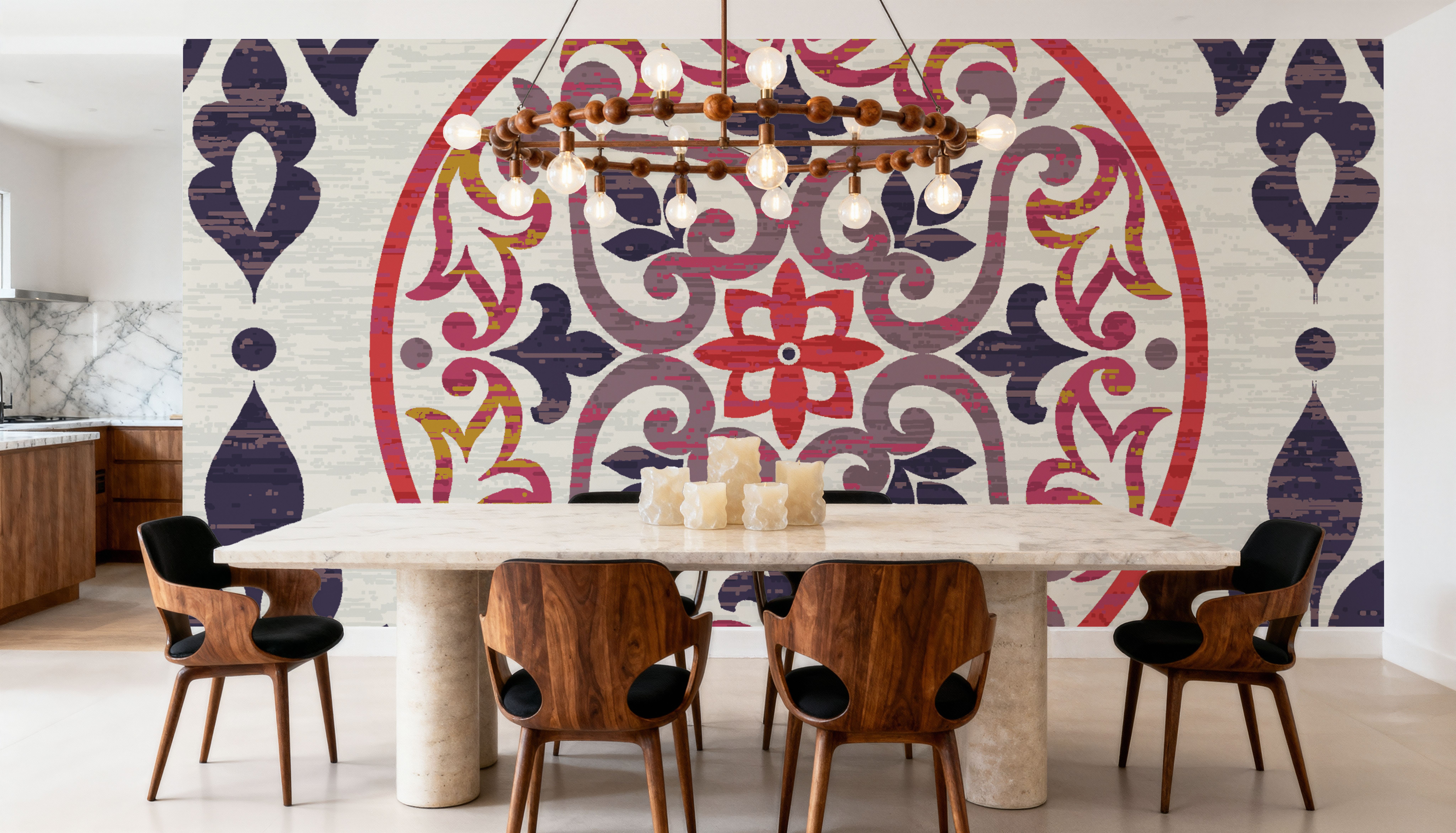 Arista Square I, Papier peint