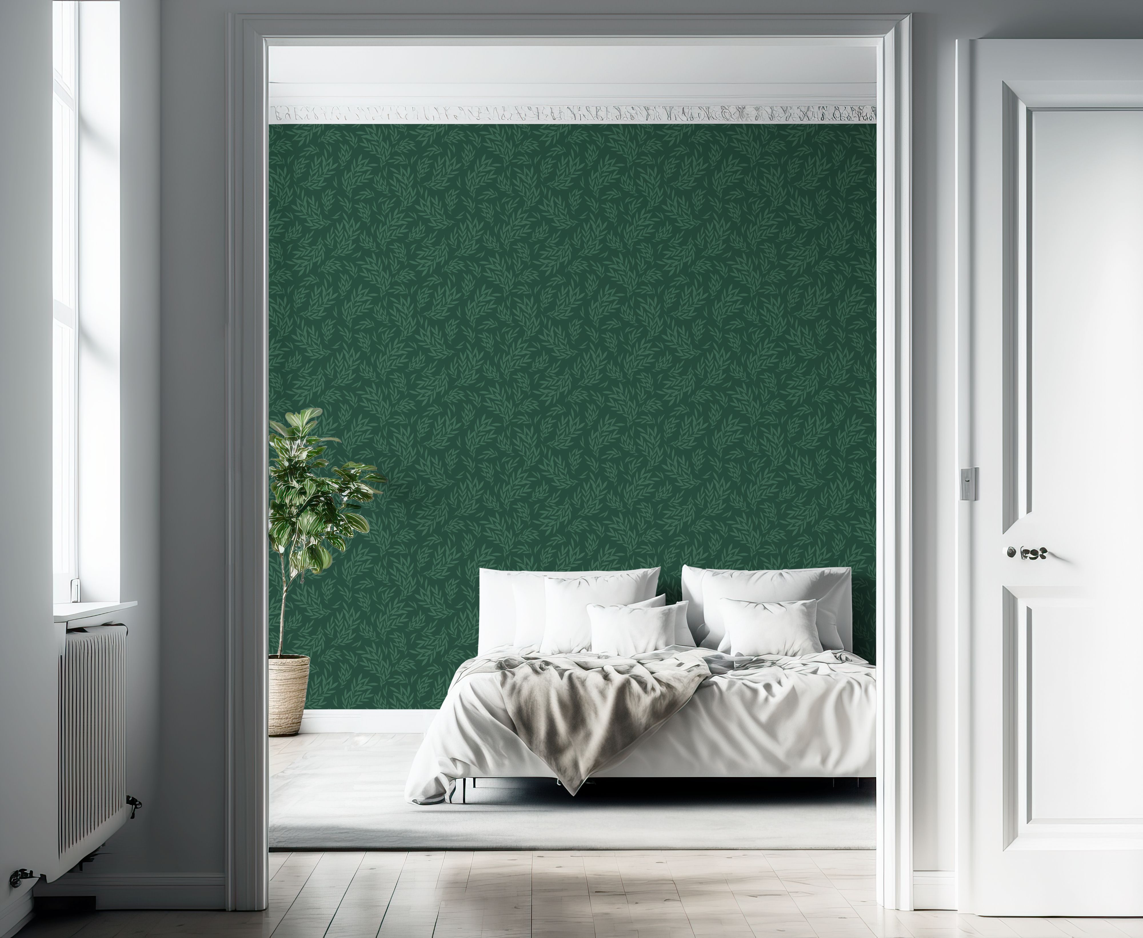 Buy 'Paradise - Feather' Botanical Wallpaper | Little Greene