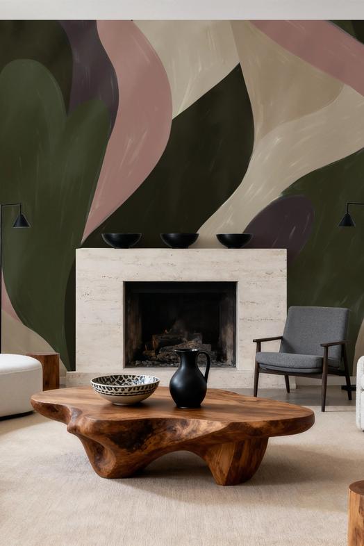 Dynamic Fields, Forest Green & Rose