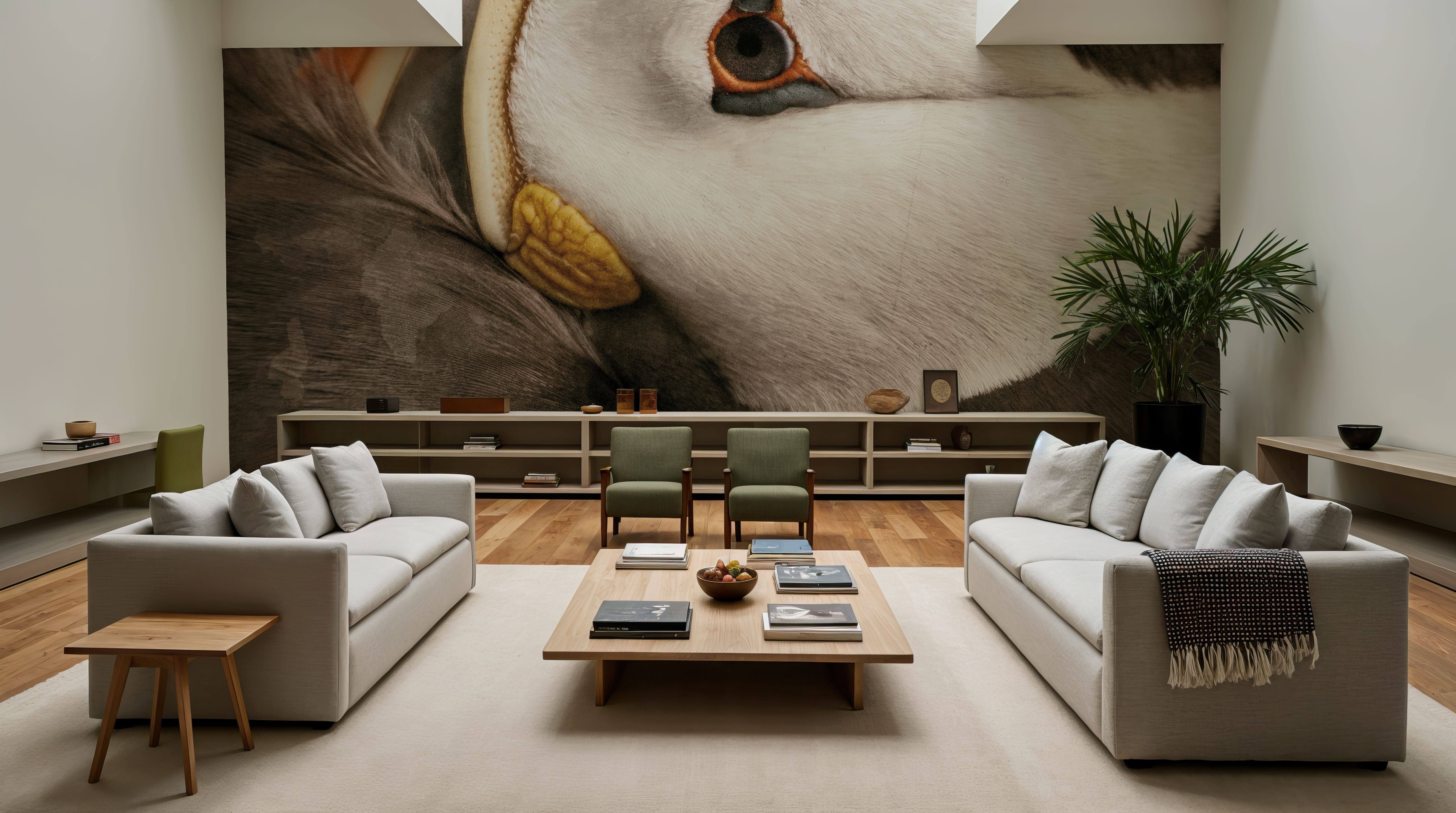 Atlantic Puffin Tucked Neutral