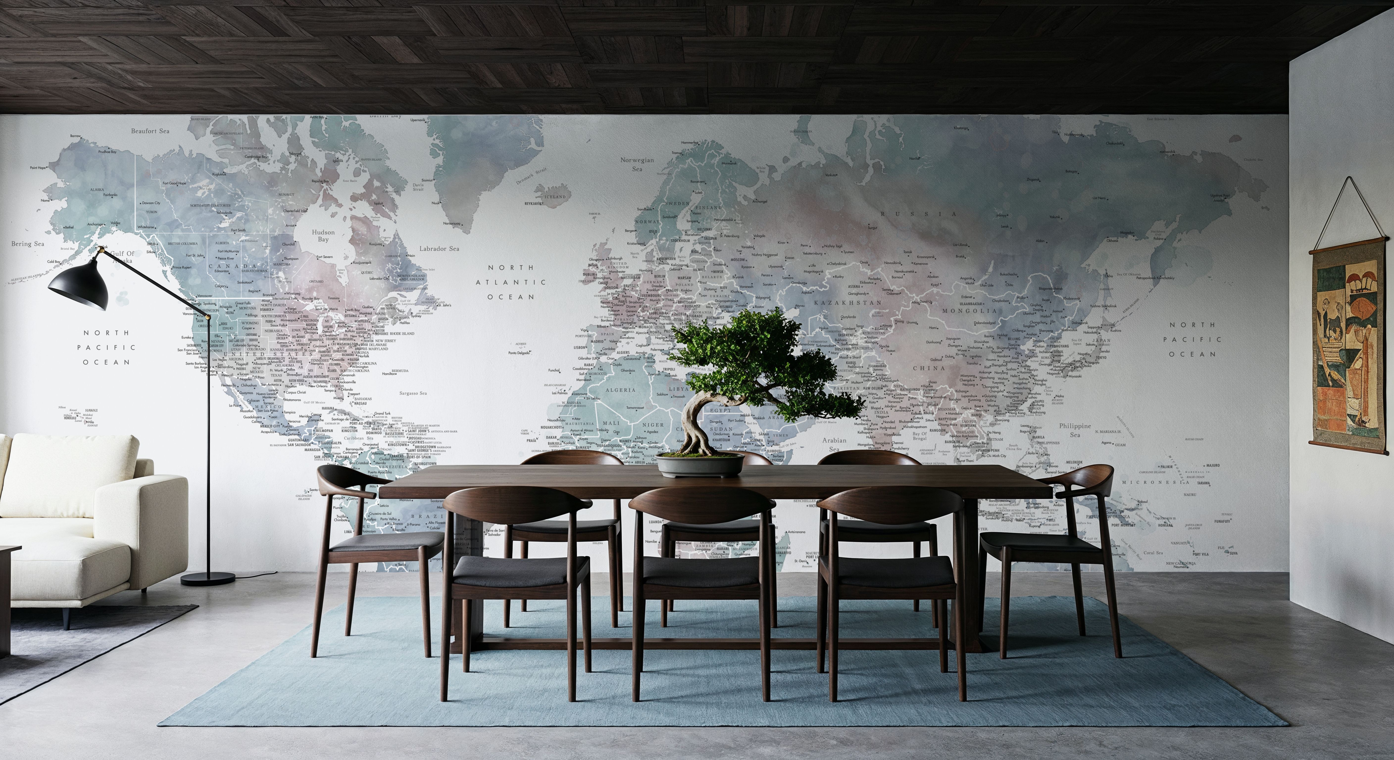 World Map Cities - Fufu