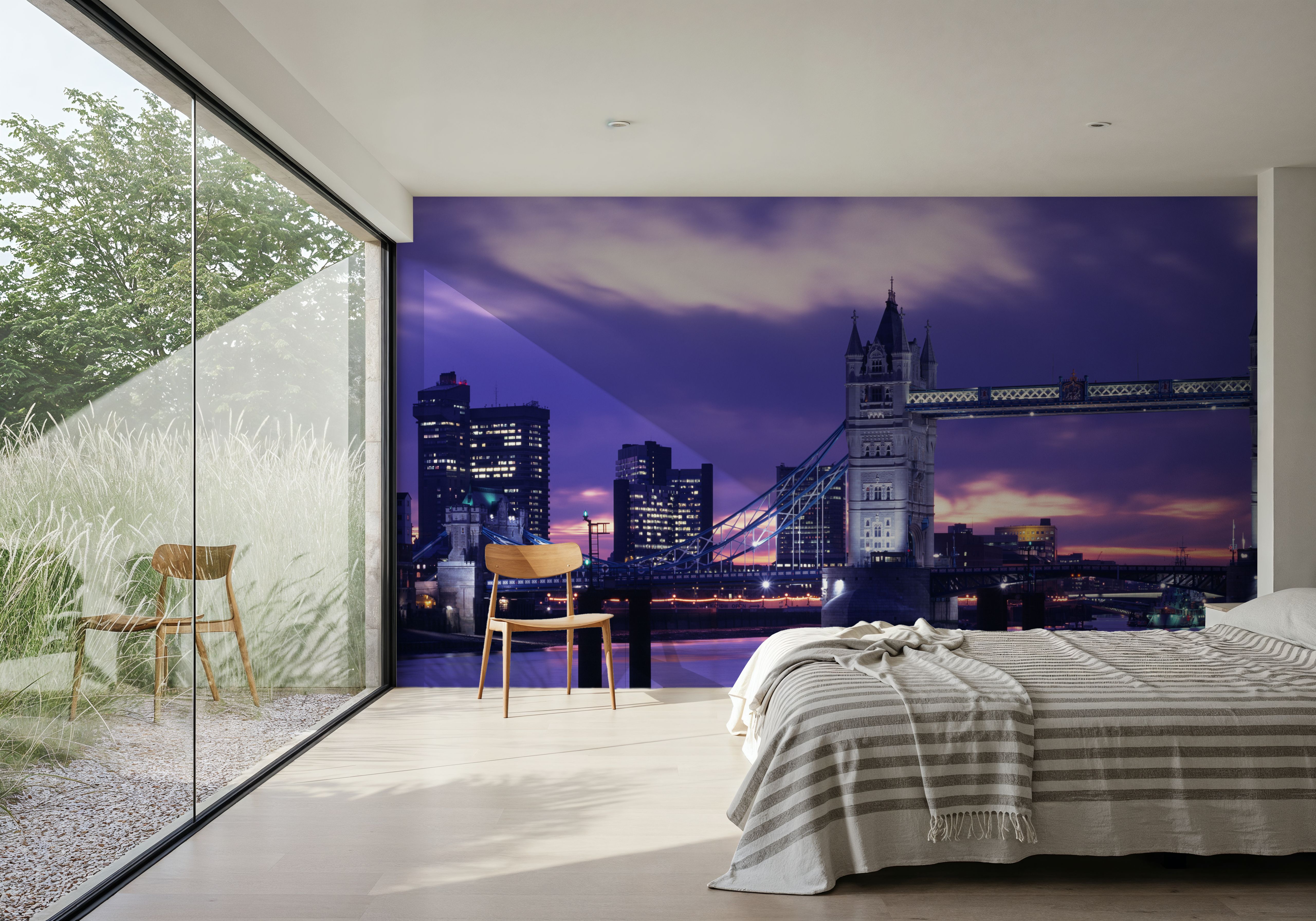 Purple Tower Bridge Twilight