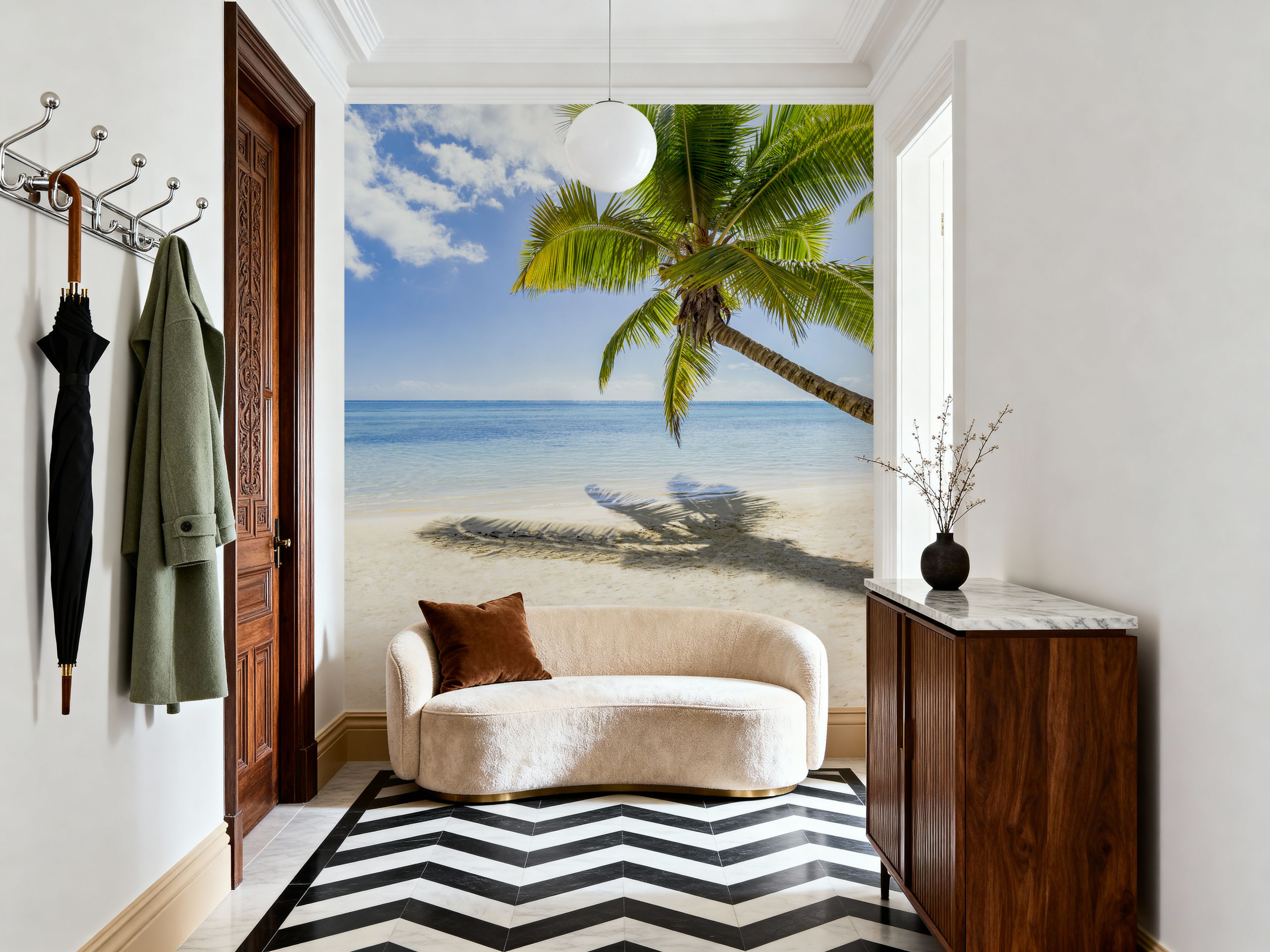 Resting Palm Tree