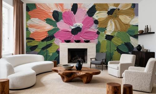 Painterly Florals in Vase I