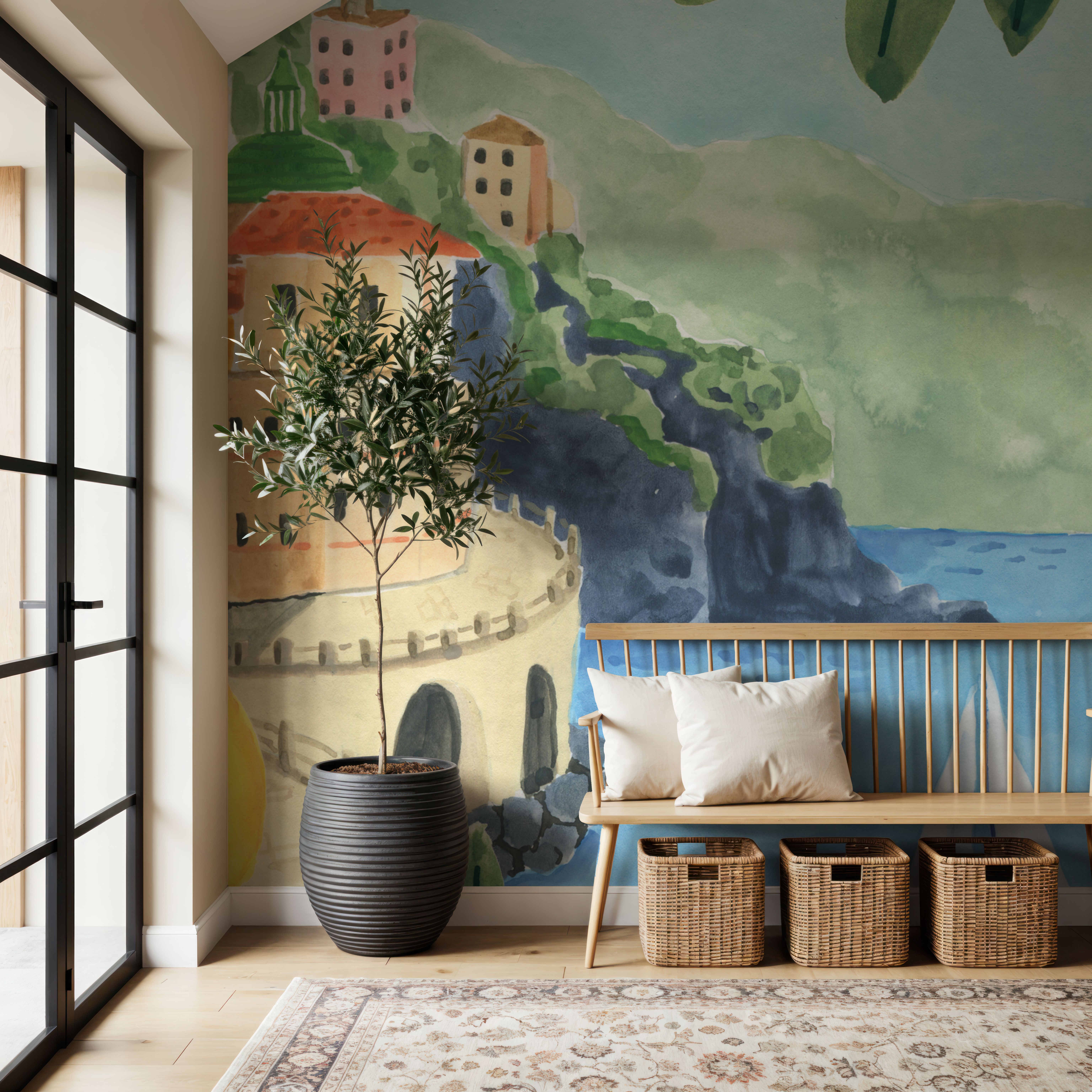 Mediterranean View II Panel
