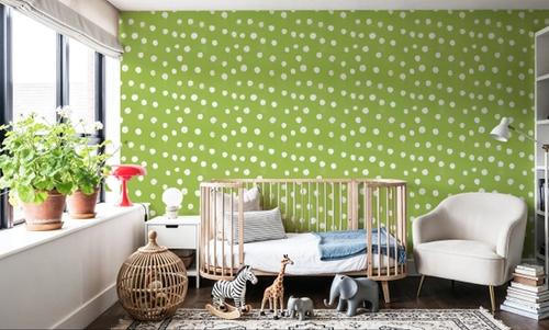 Mellow Dots Light Green
