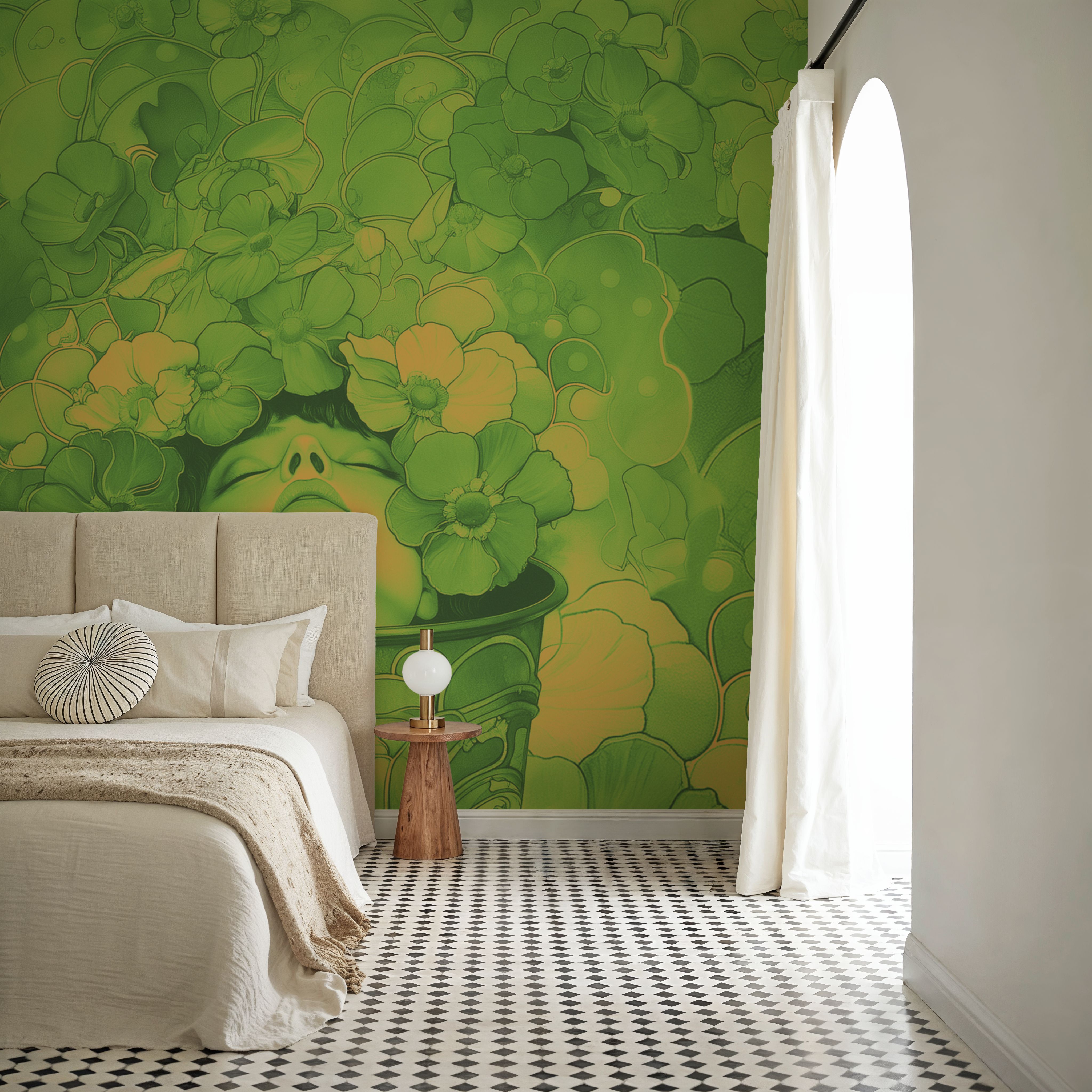 The Bucket of List Green Orange