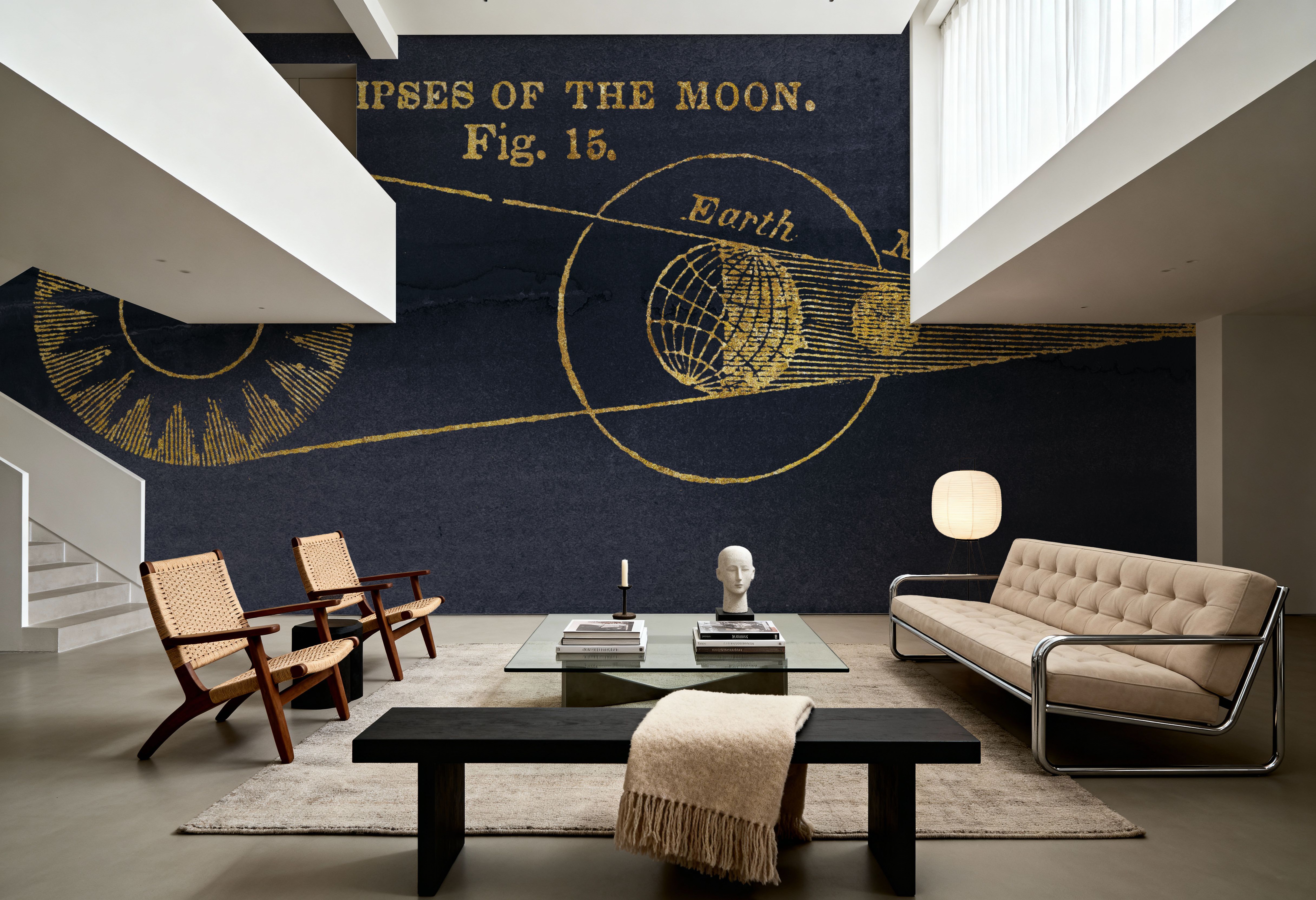 Geography of the Heavens IV Blue Gold, Tapeten