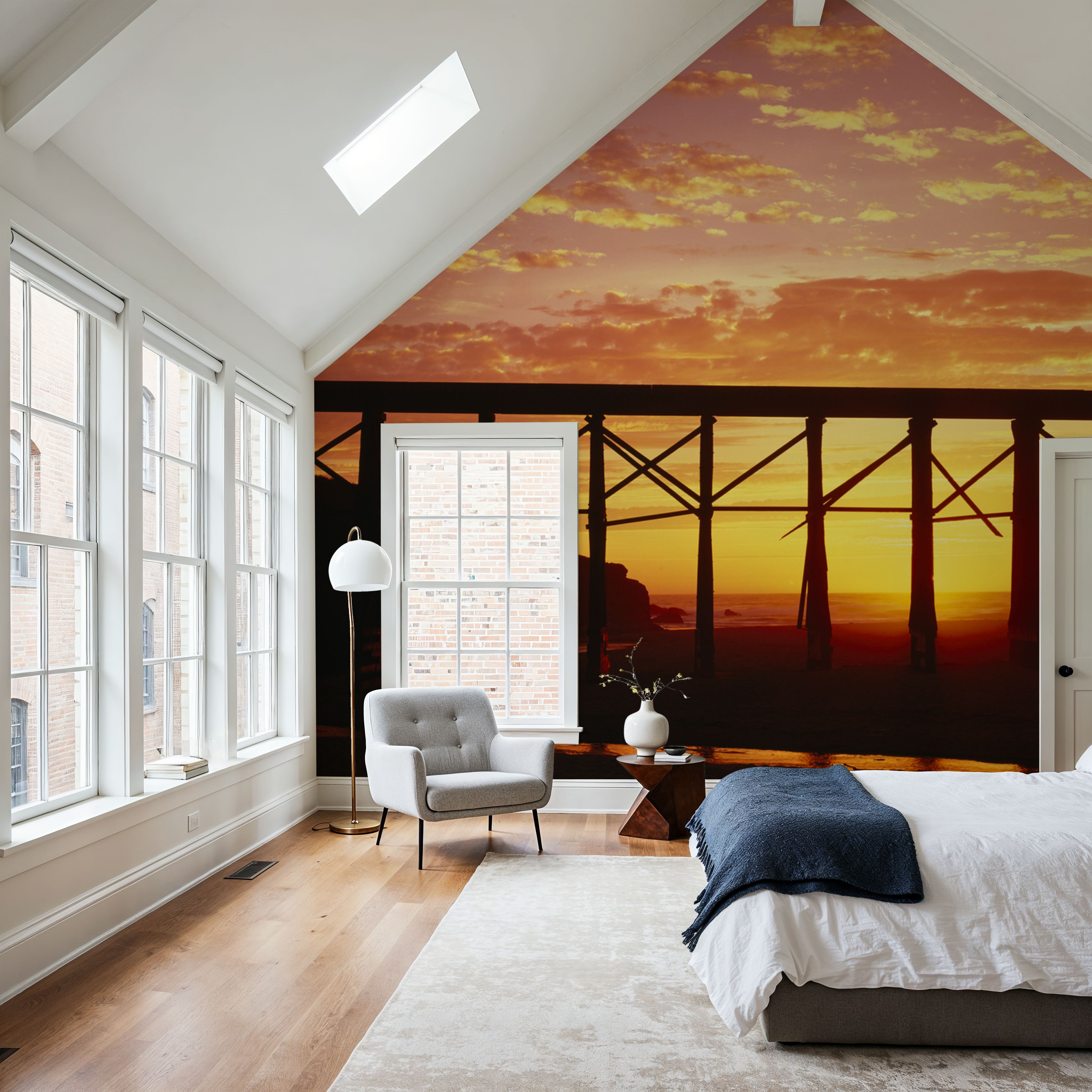 Sunset Pier Silhouette