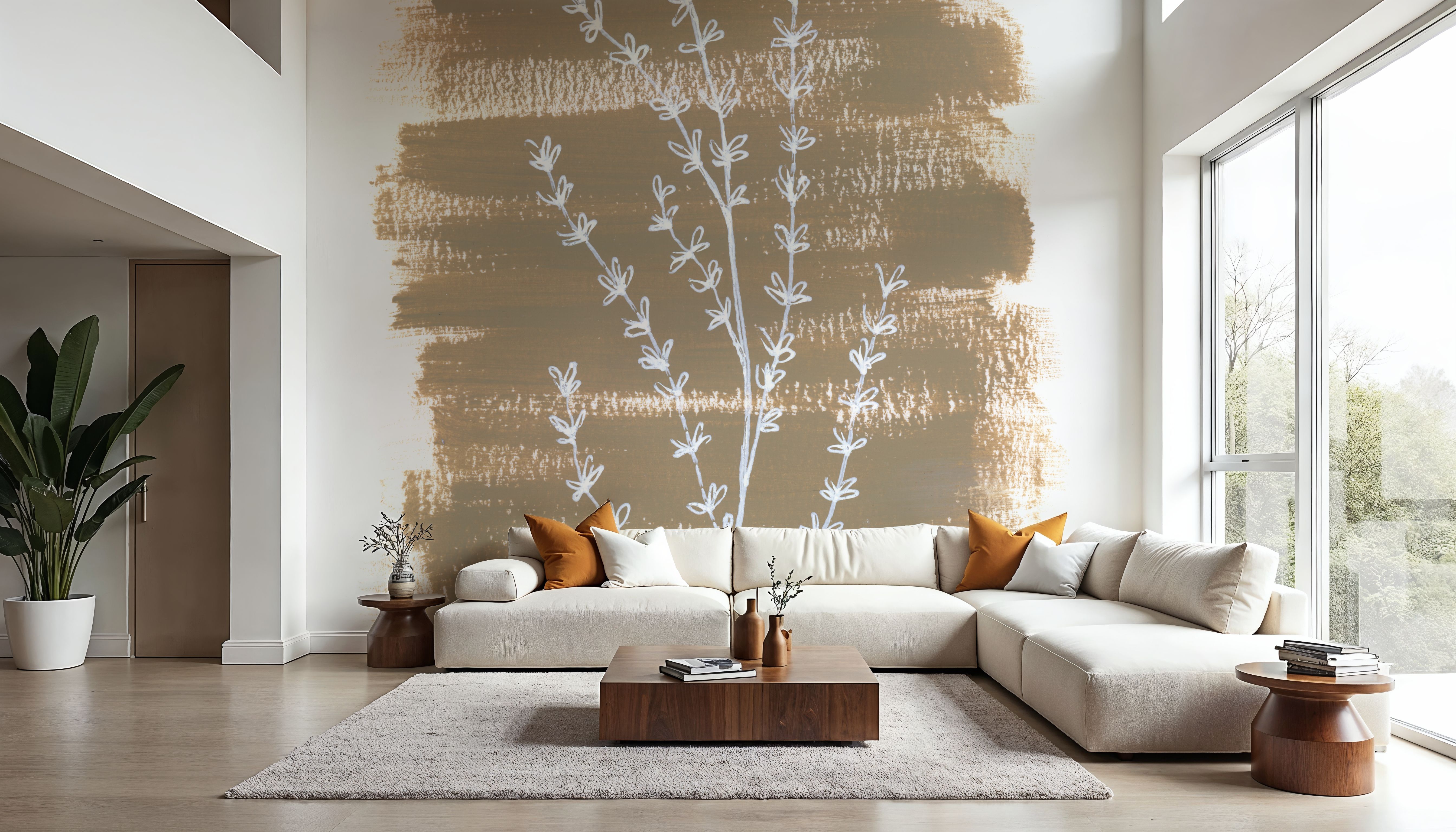 Simple Sprigs of Thyme, Wallpaper