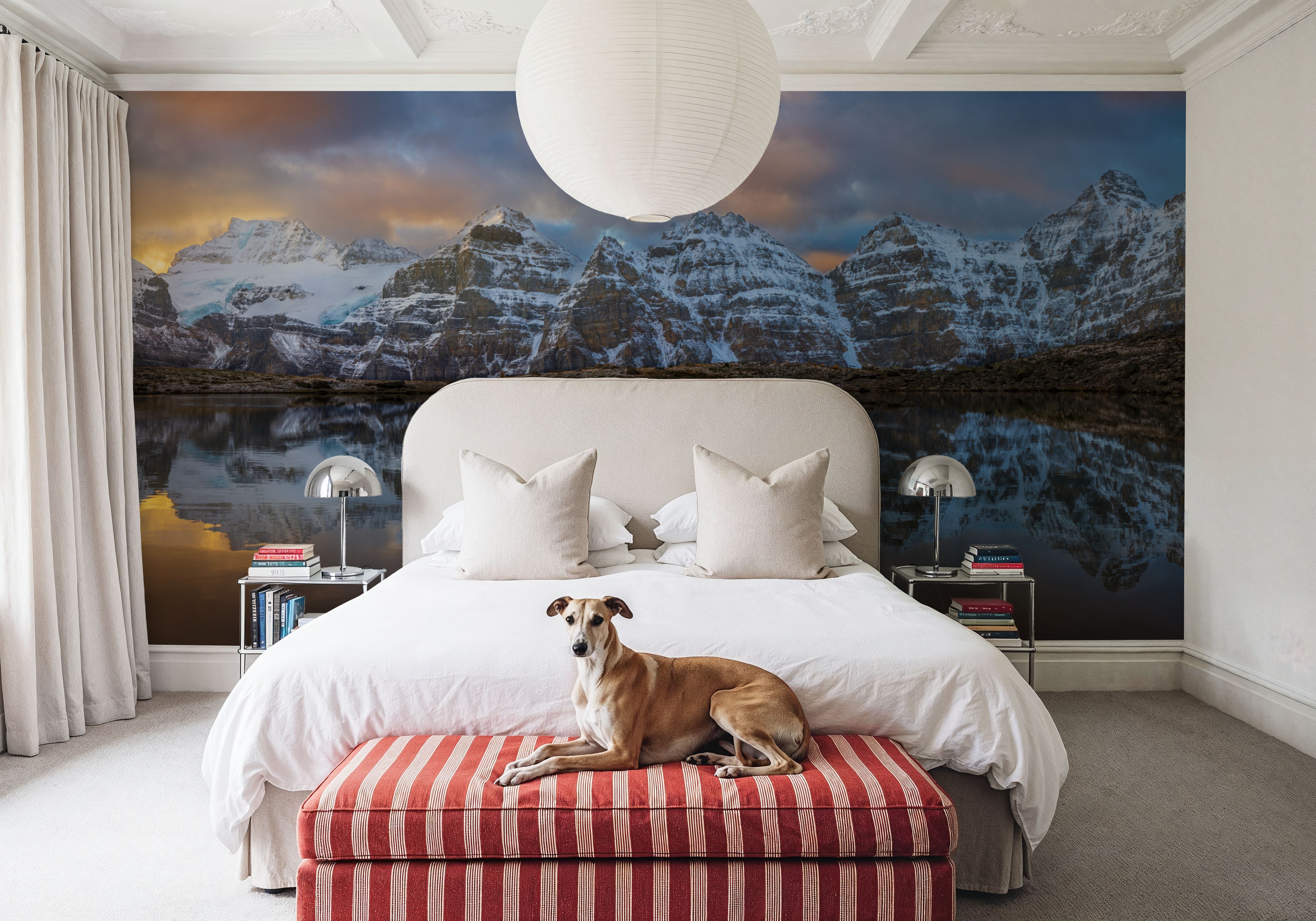 Minnestimma Sunset, Tapeten