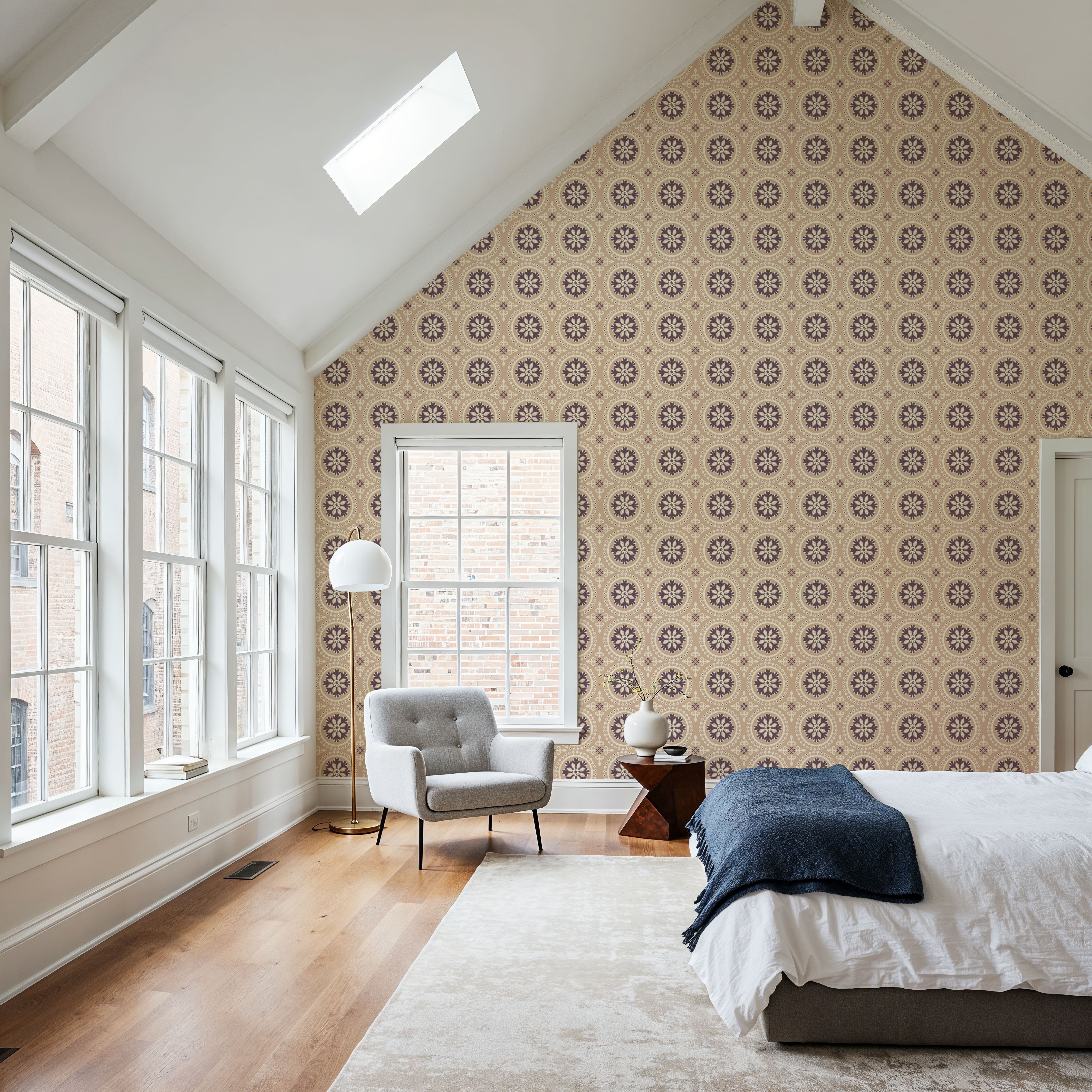 Geo Floral, Beige