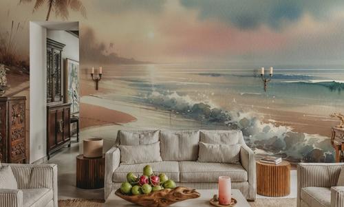 Calm Tropical Beach Sunrise