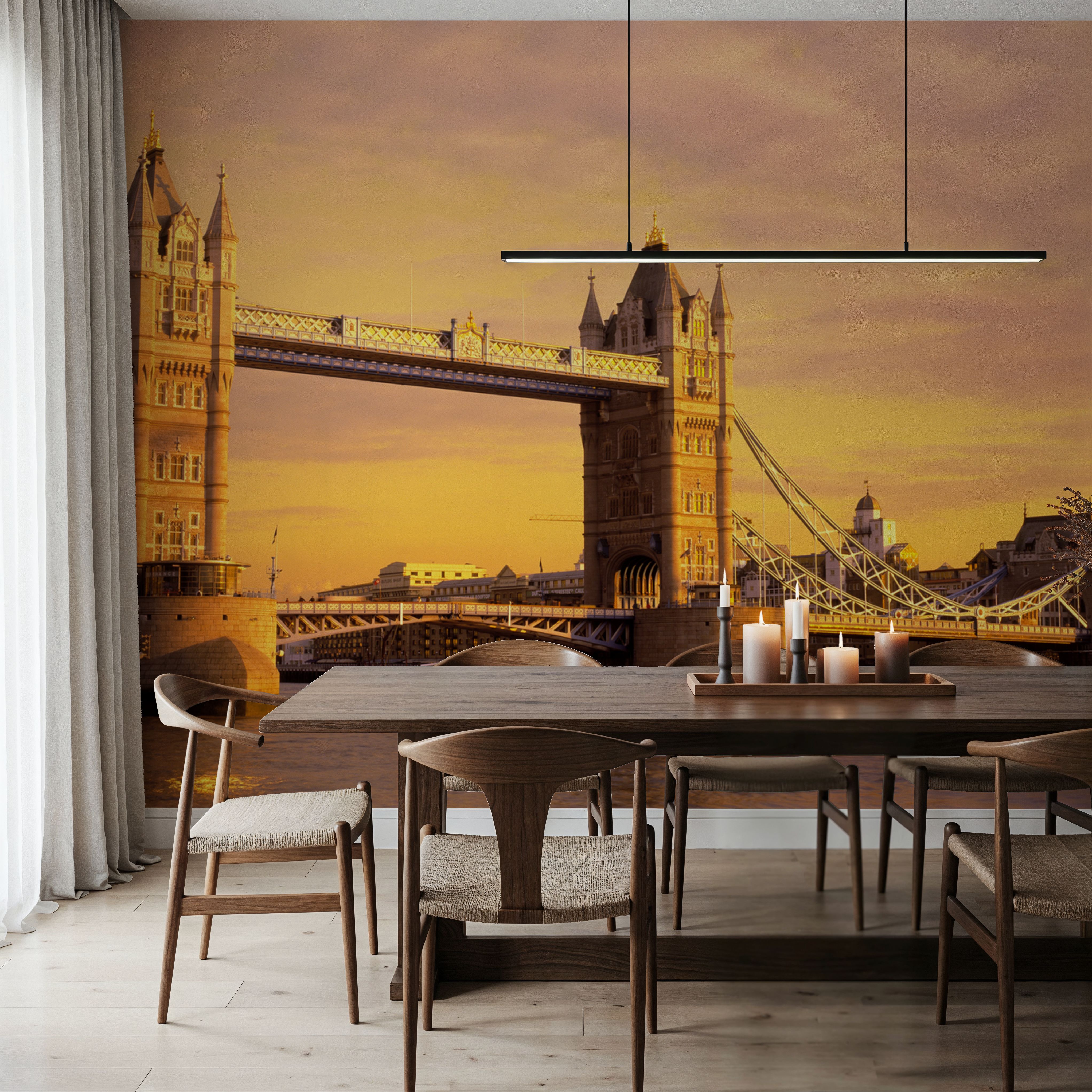 London Sunset Bridge