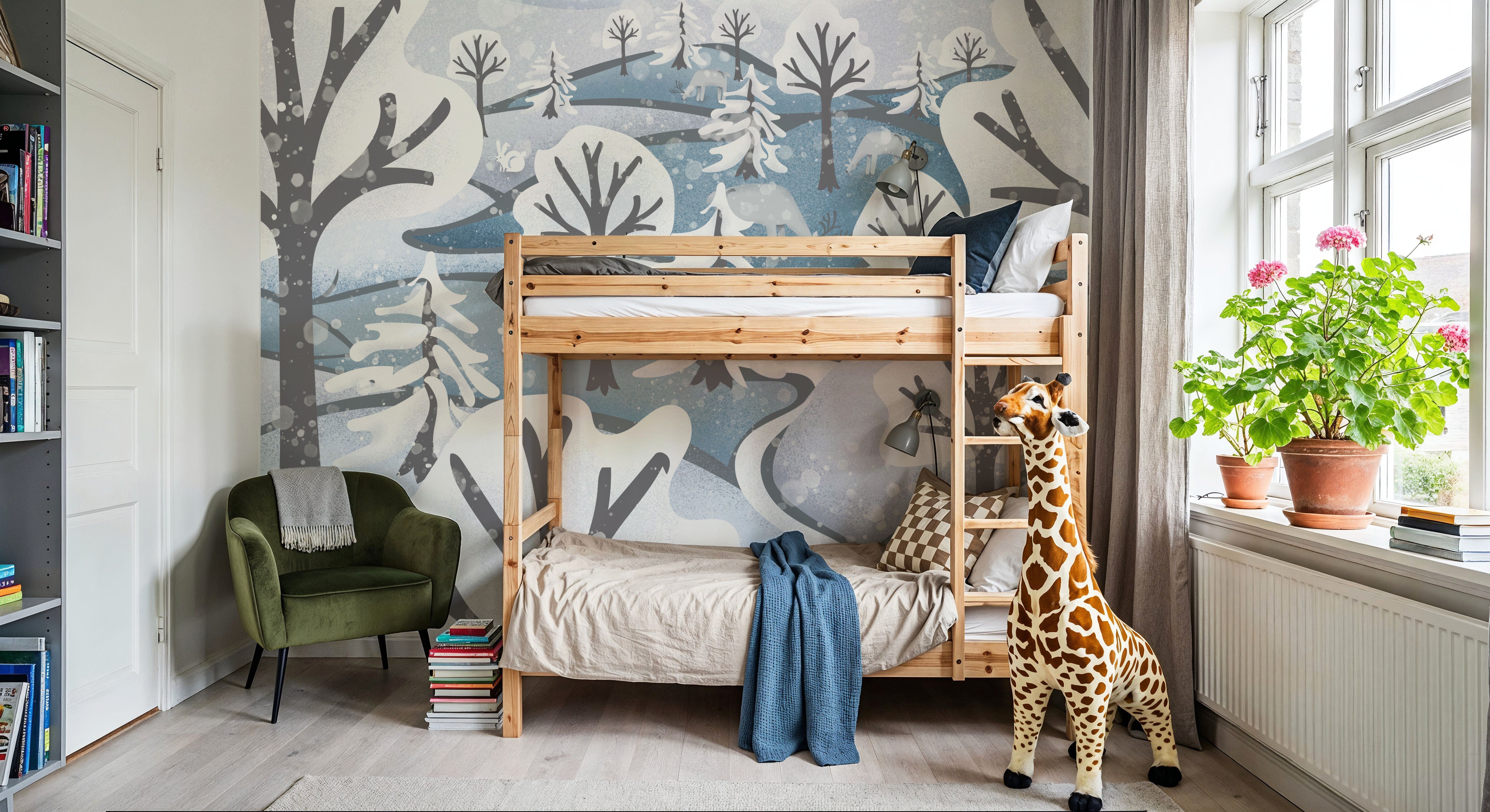 Frozen Forest, Ice Blue