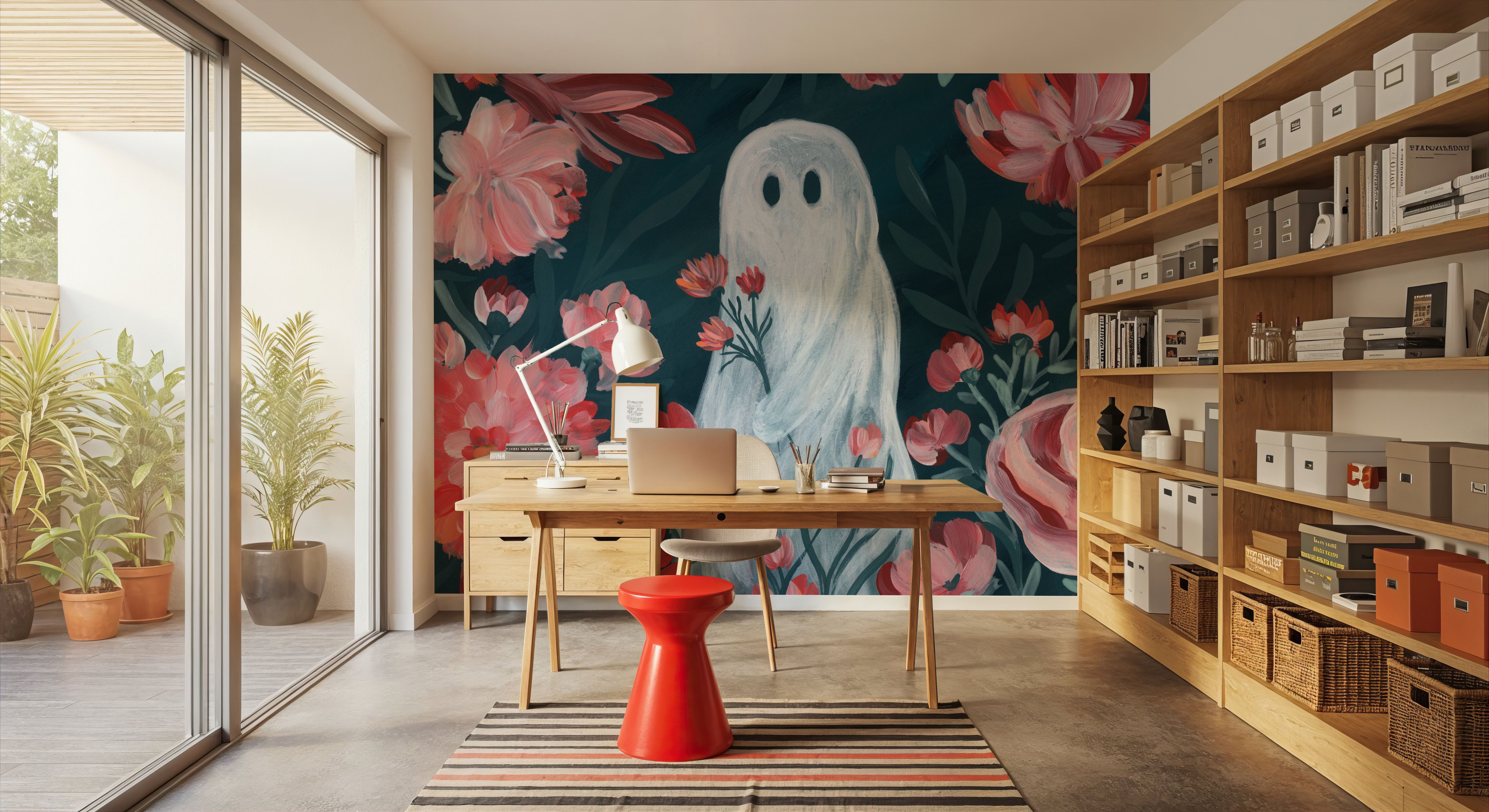 Ghost Among the Flowers