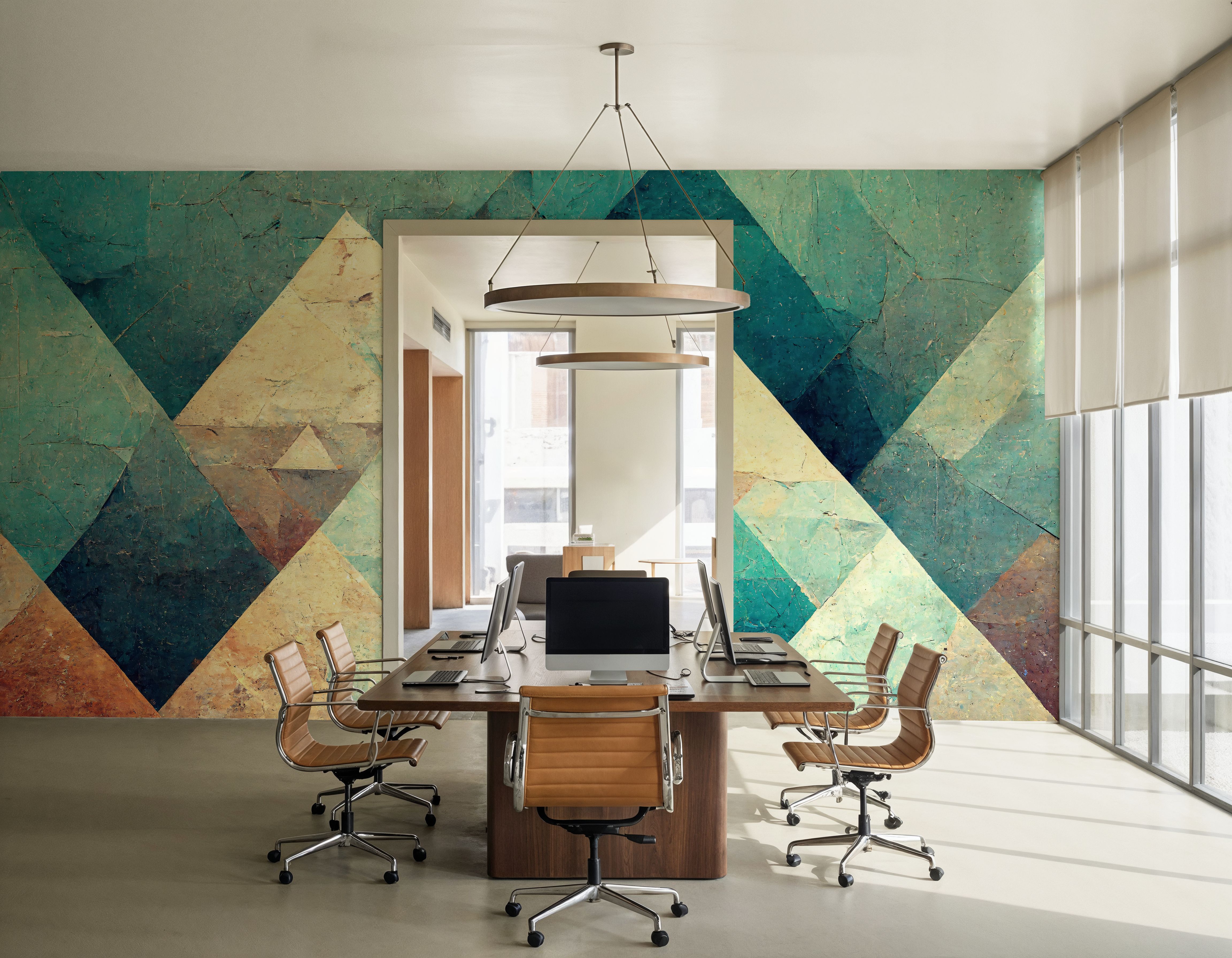 Reduced Mountains Turquoise