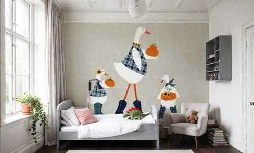 Ducks in the Pumpkin Patch X
