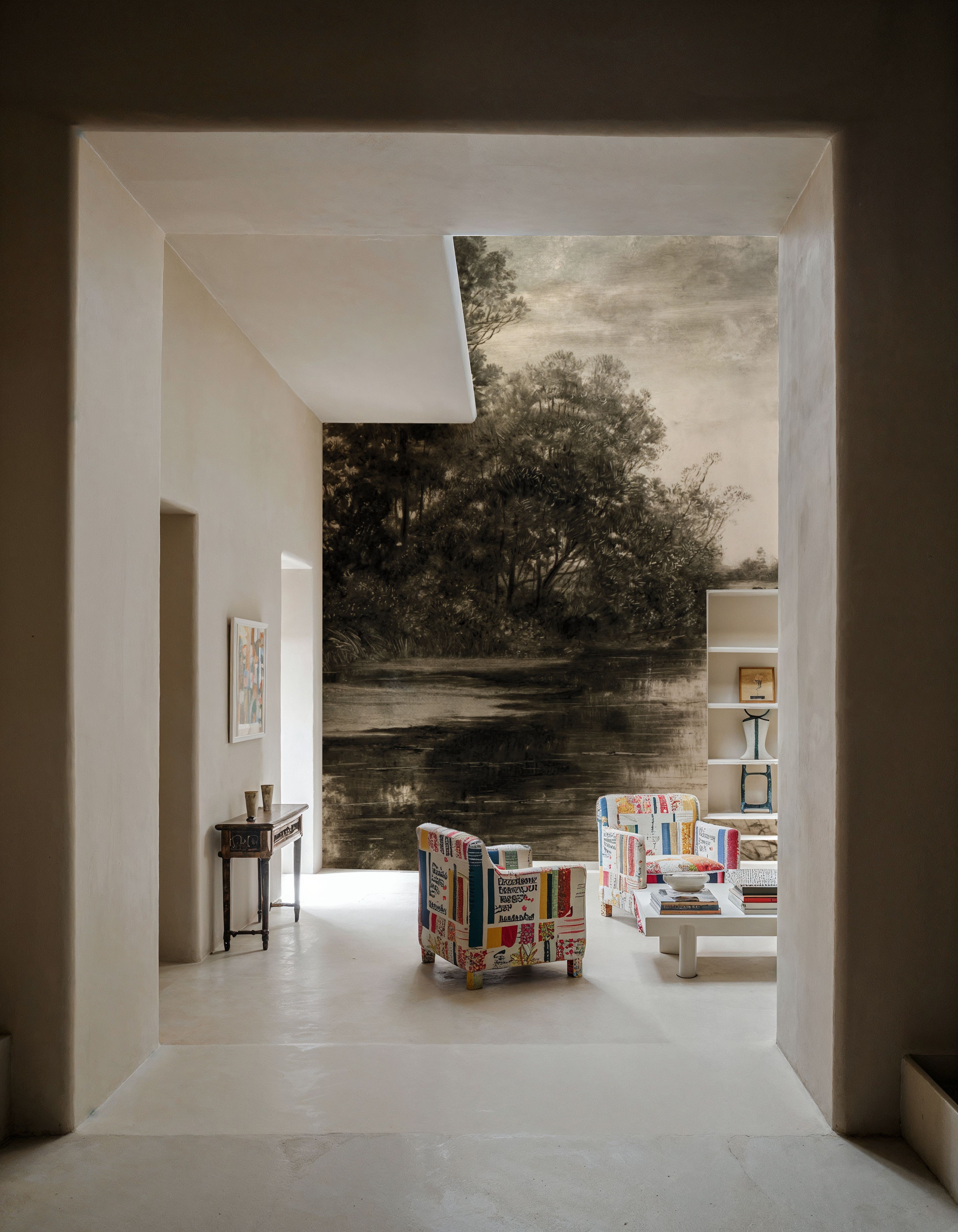 Pastoral Pond Landscape