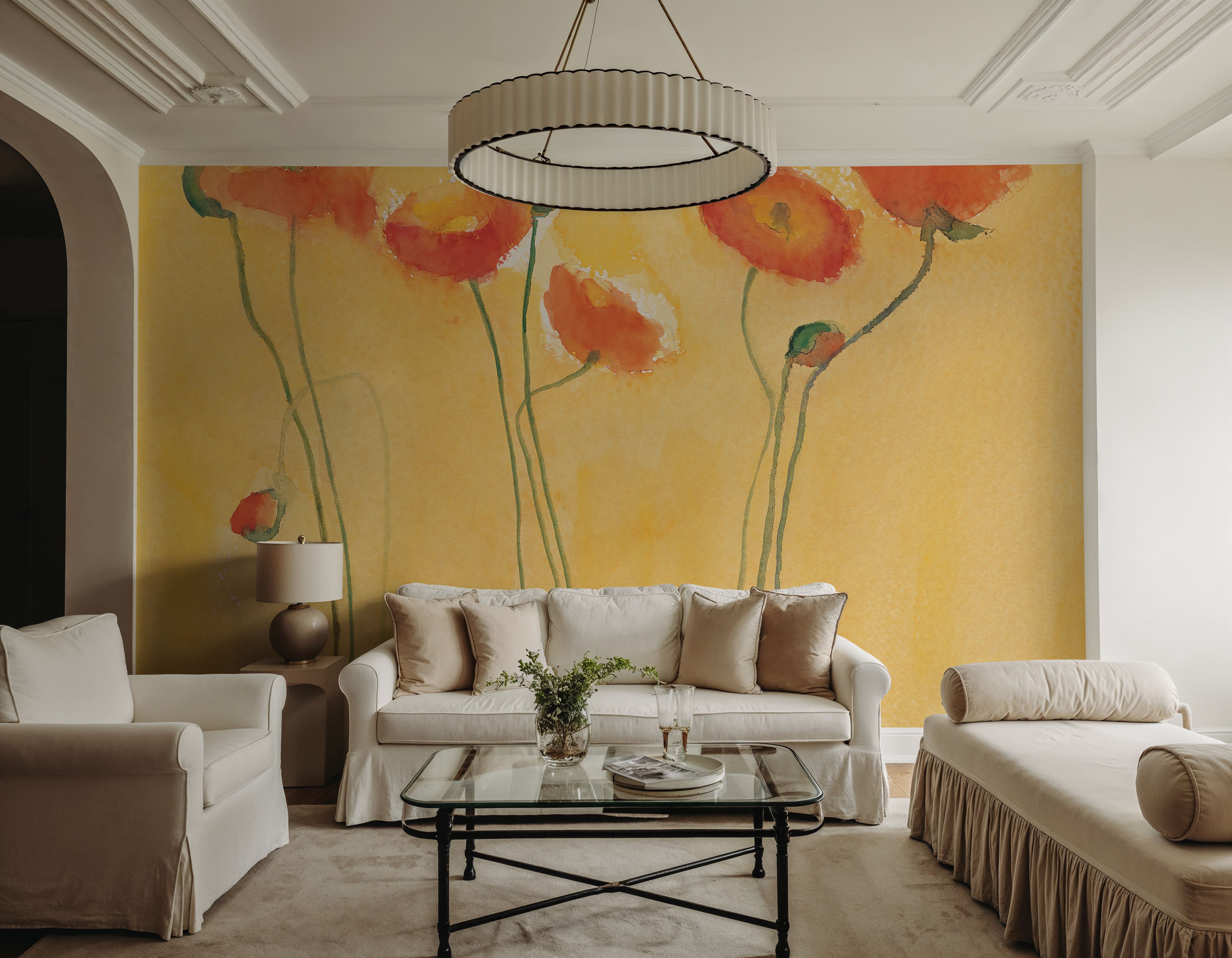 Cadmium Orange Poppies