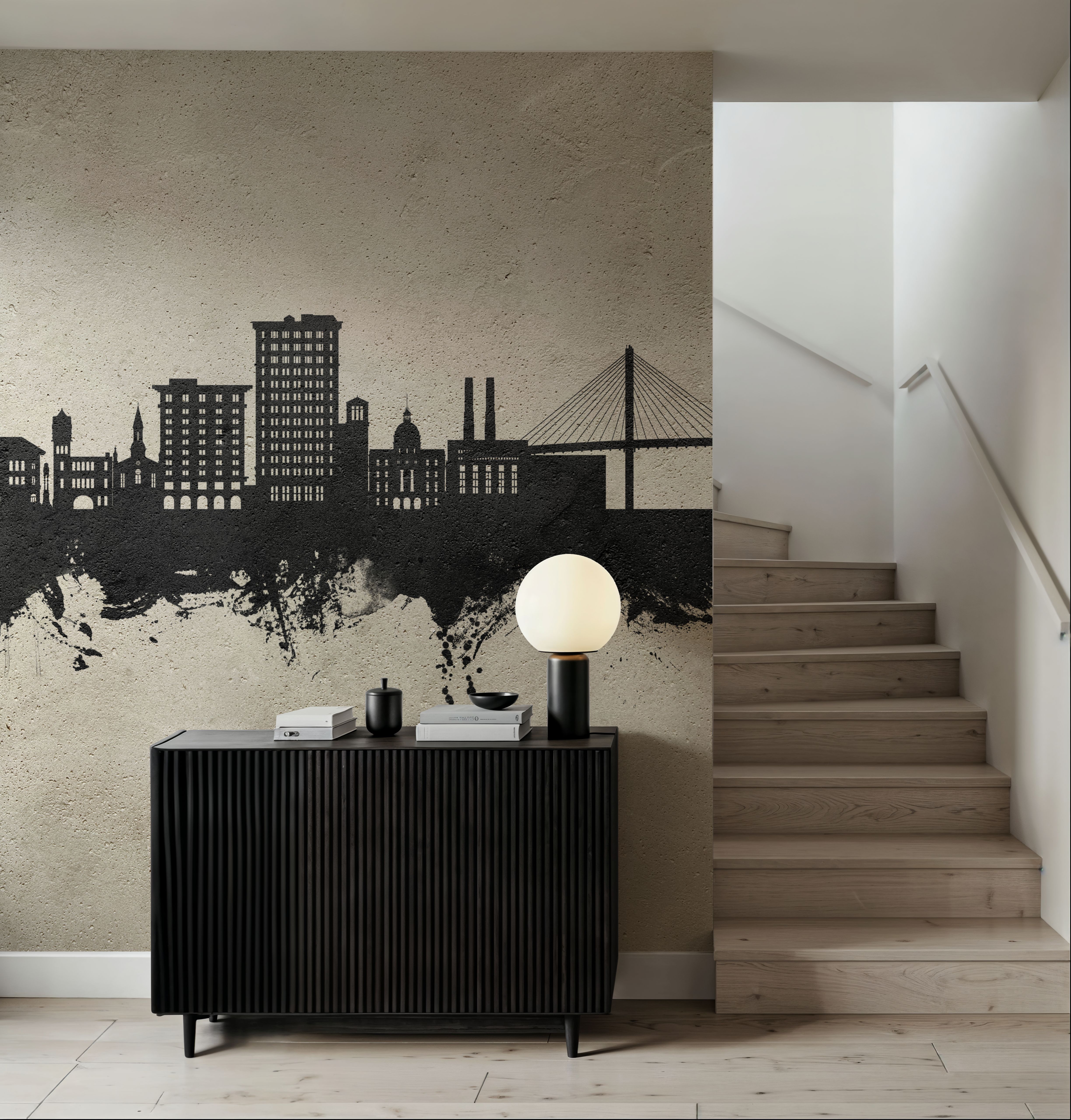 Savannah Georgia Skyline Concrete