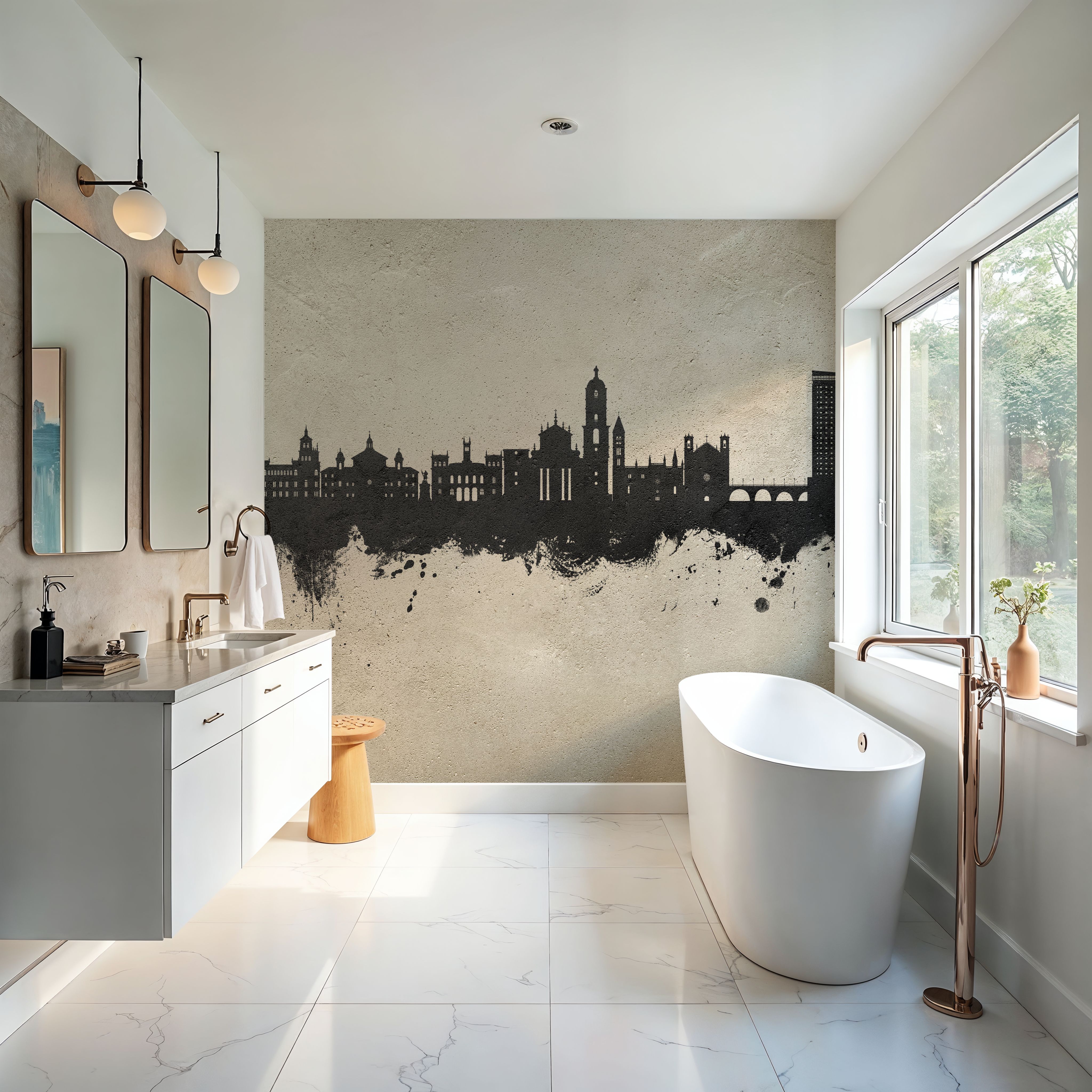 Valladolid Spain Skyline Concrete