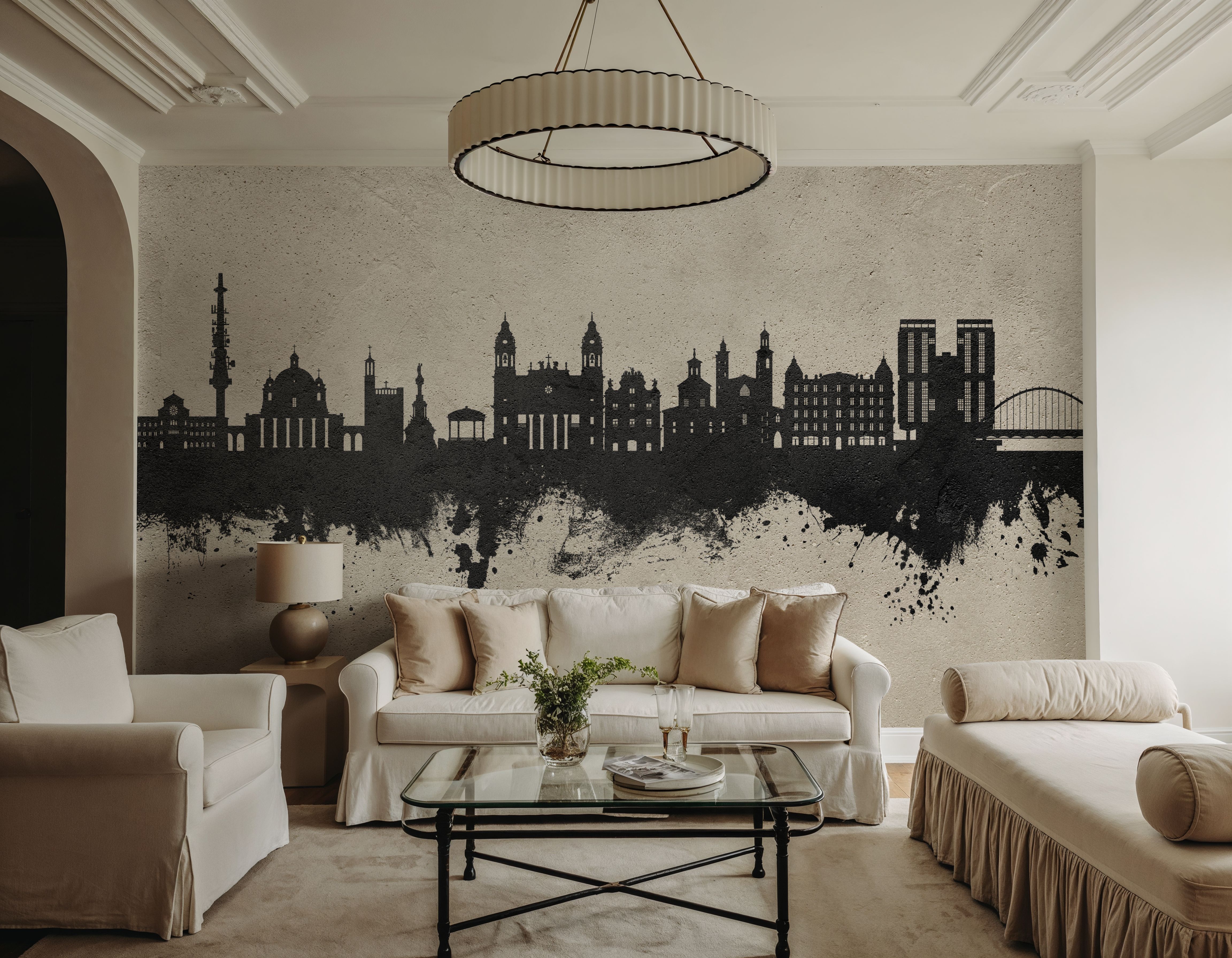 Pamplona Spain Skyline Concrete