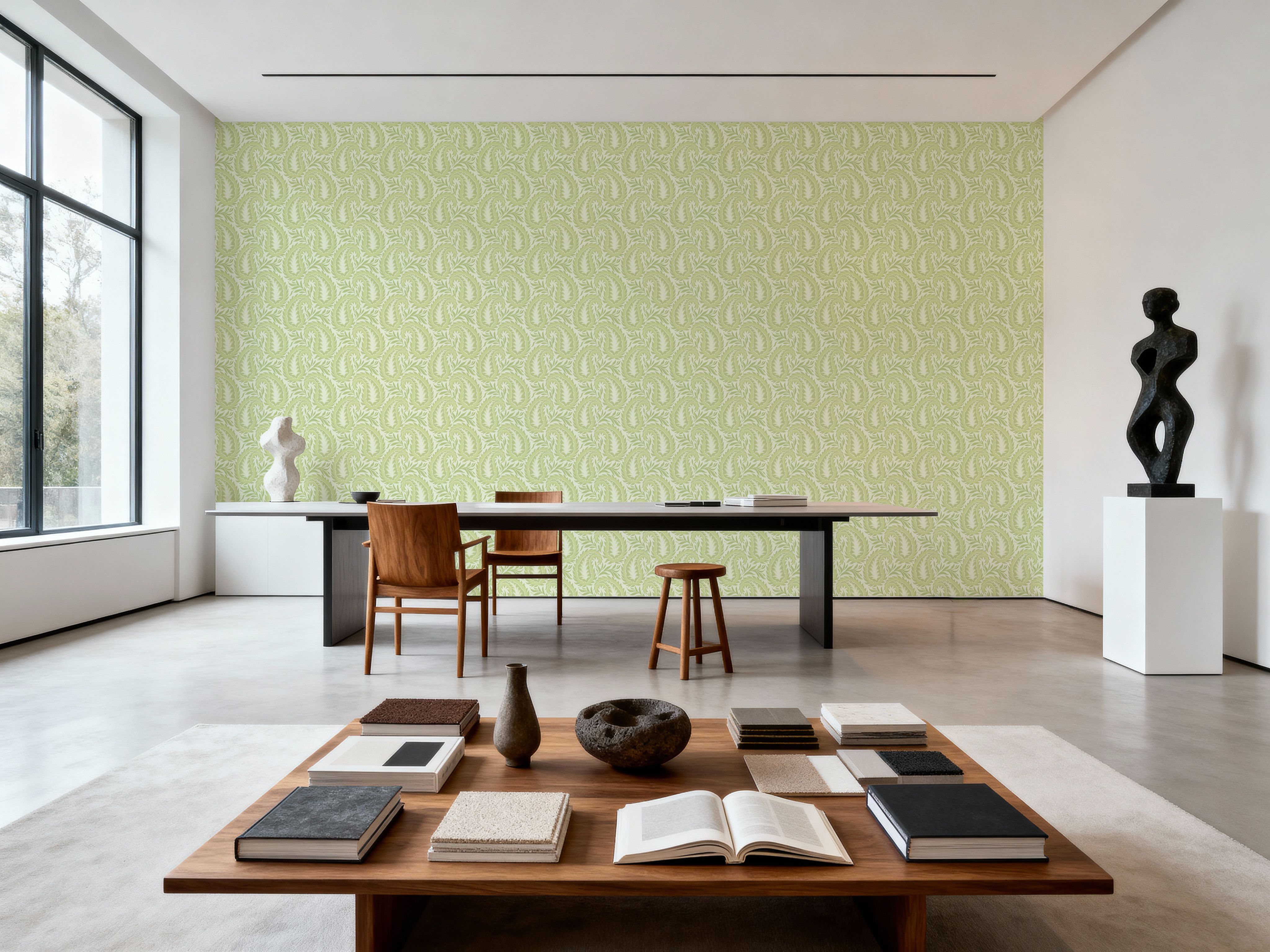 Botanical Paisley, Charteruse