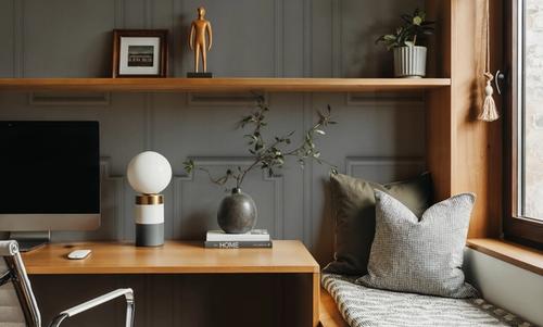 Faux Wall Panel Moulding, Soft Grey