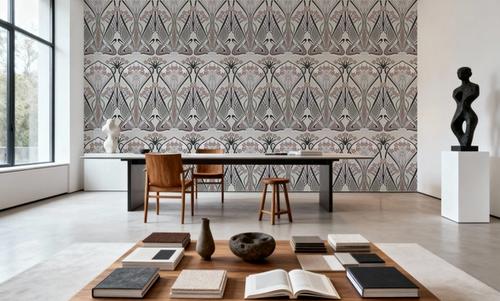 Floral Art Deco Aura, Sand