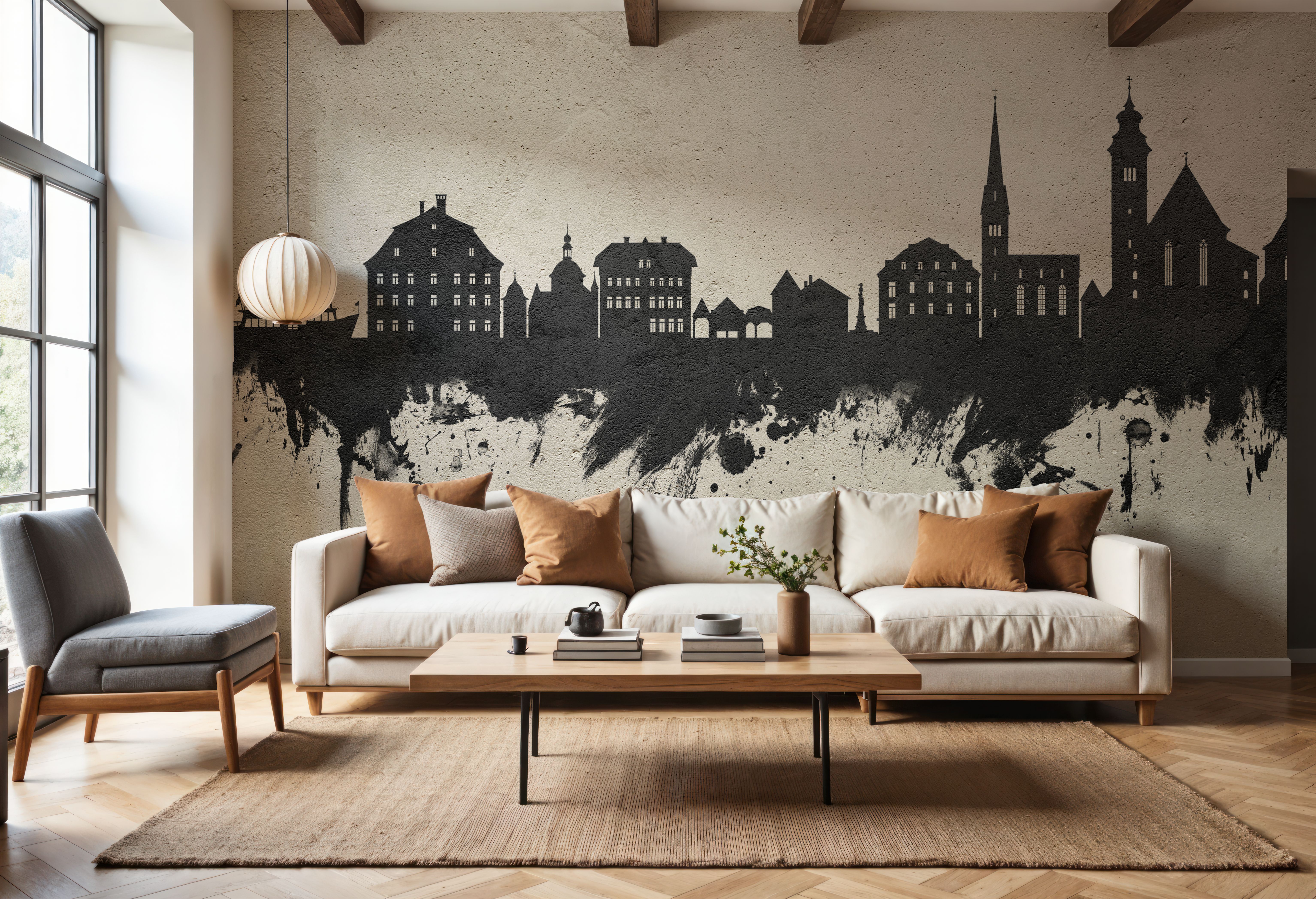 Hallstatt Austria Skyline Concrete