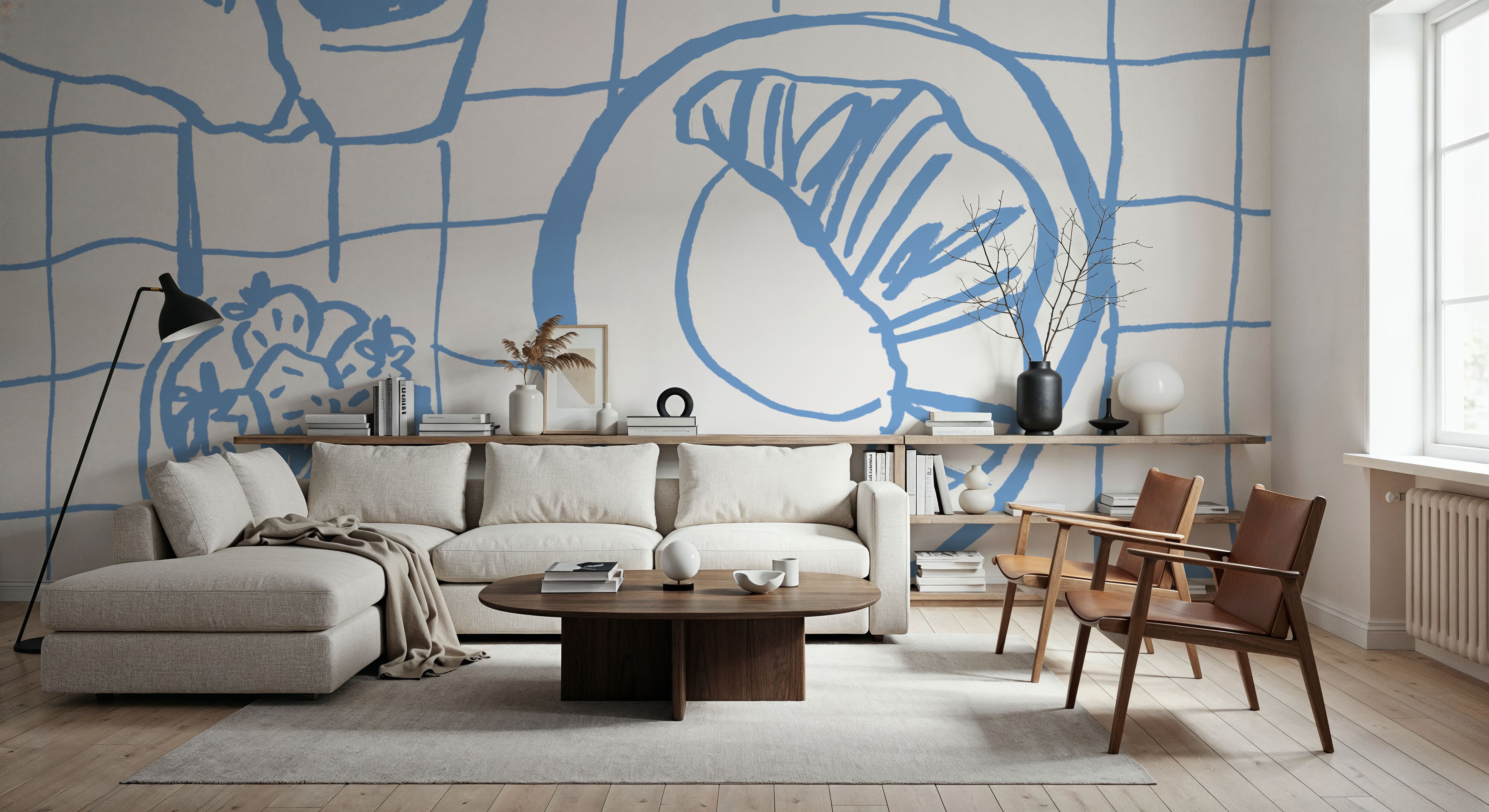 Breakfast Doodles III White