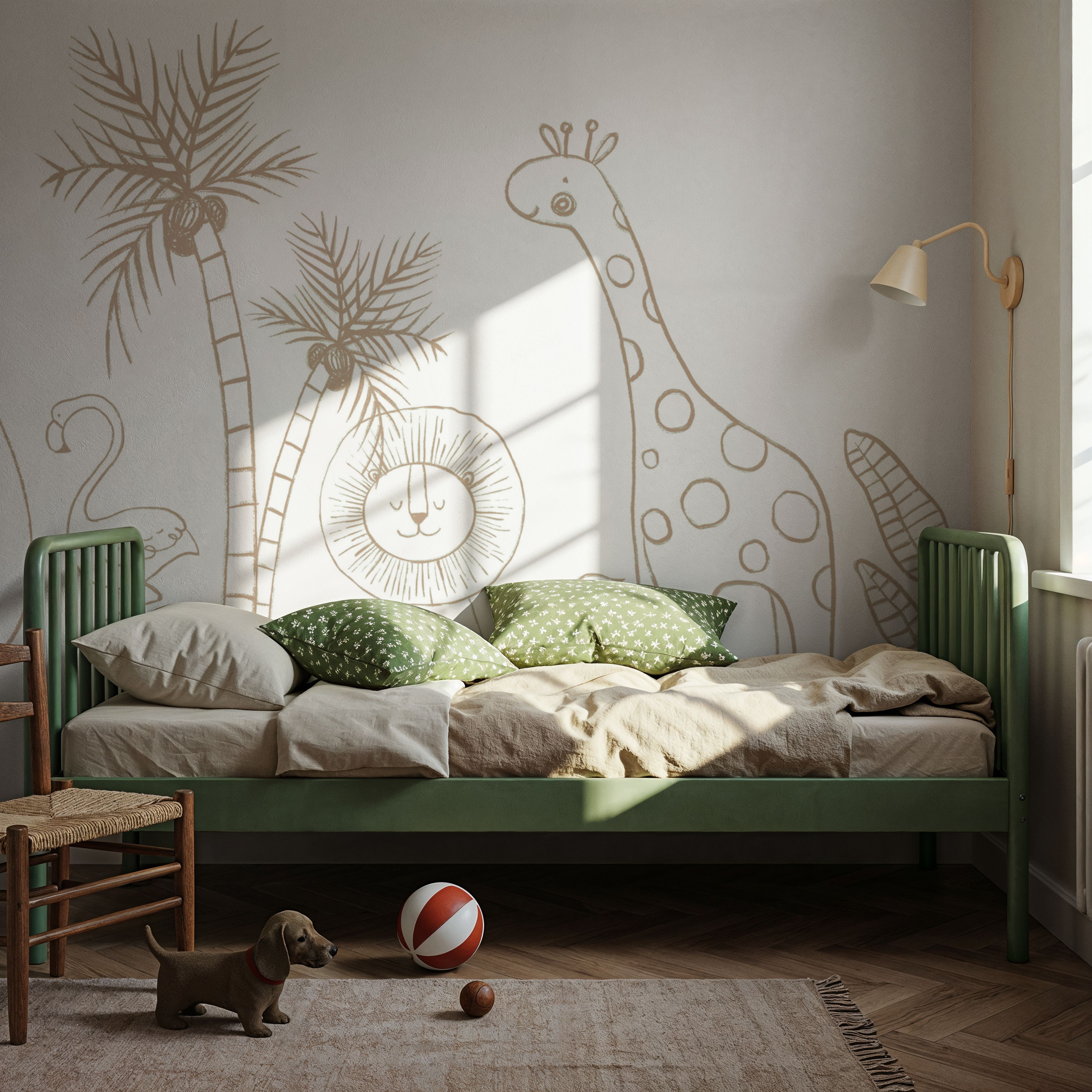 Calm & Cute Baby Animals, Beige